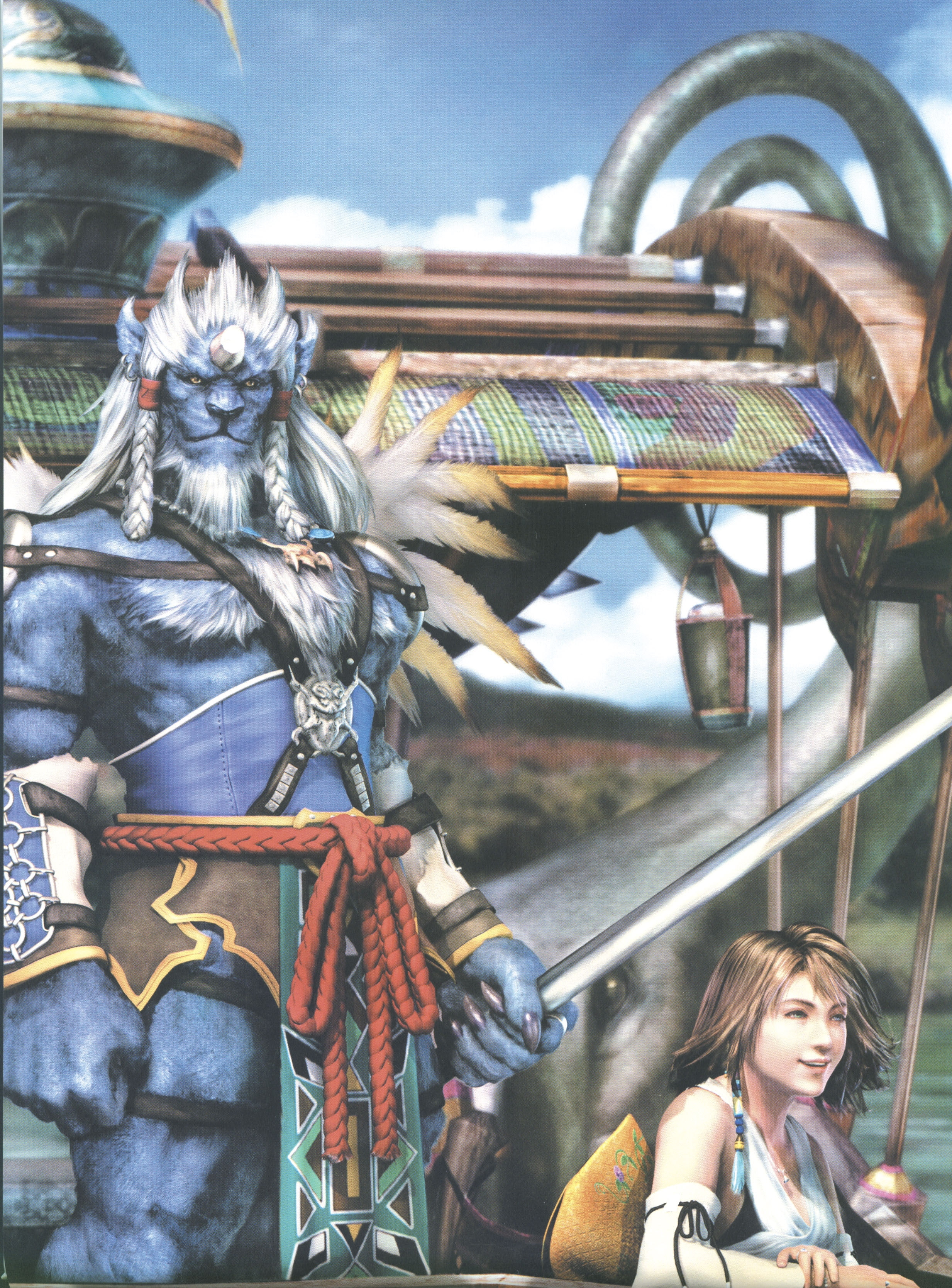 hd, games, x, 2K, phantom, Final Fantasy, Final Fantasy X, phantom lancer, fantasy, Yuna, lancer, art, video, final, Phone HD Wallpaper