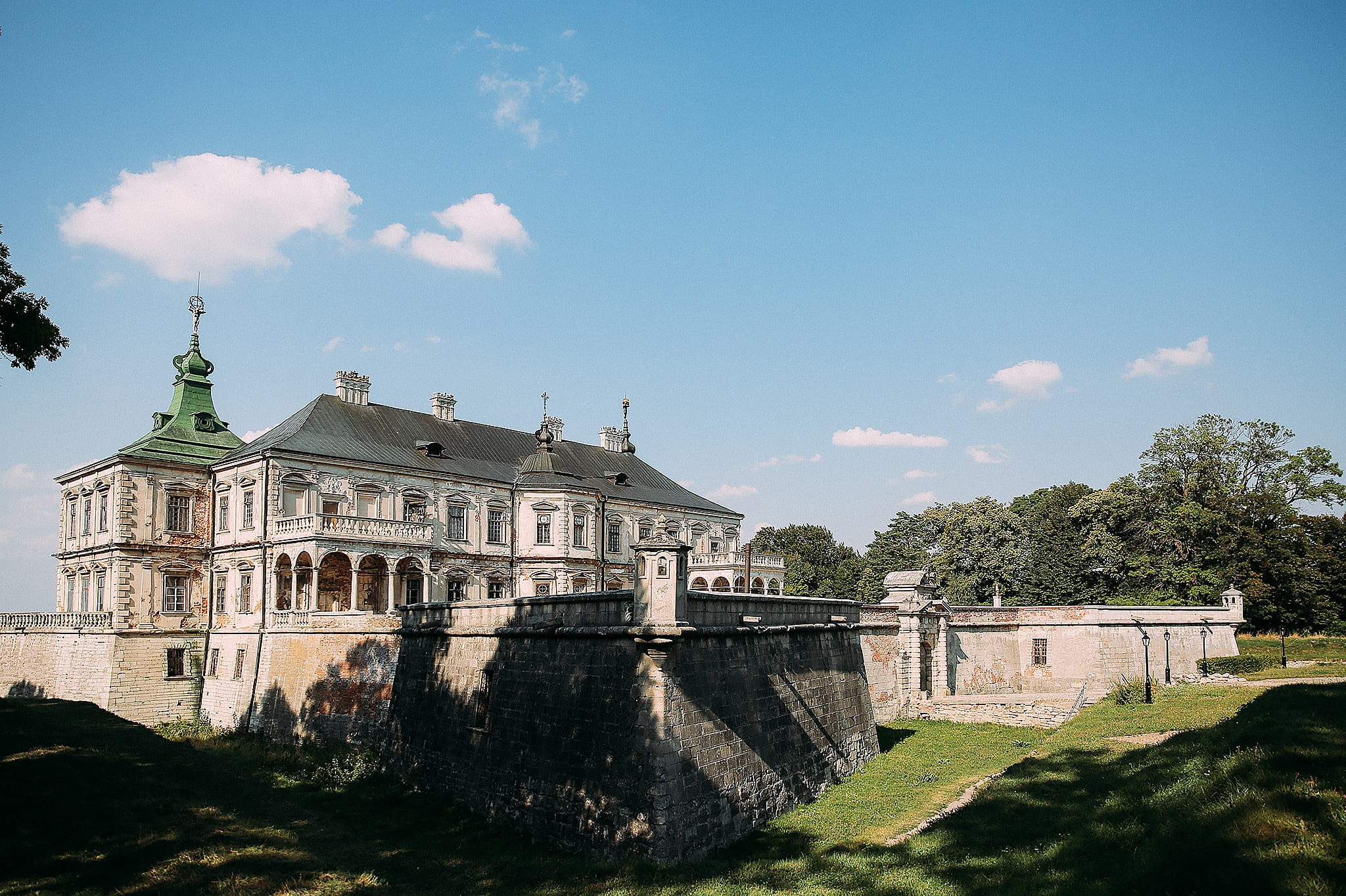 outdoors, day, no people, beautiful view, castle lviv, 1080P, plant, sky, travel destinations, building exterior, tourism, the past, high castle, sunlight, HD Wallpaper