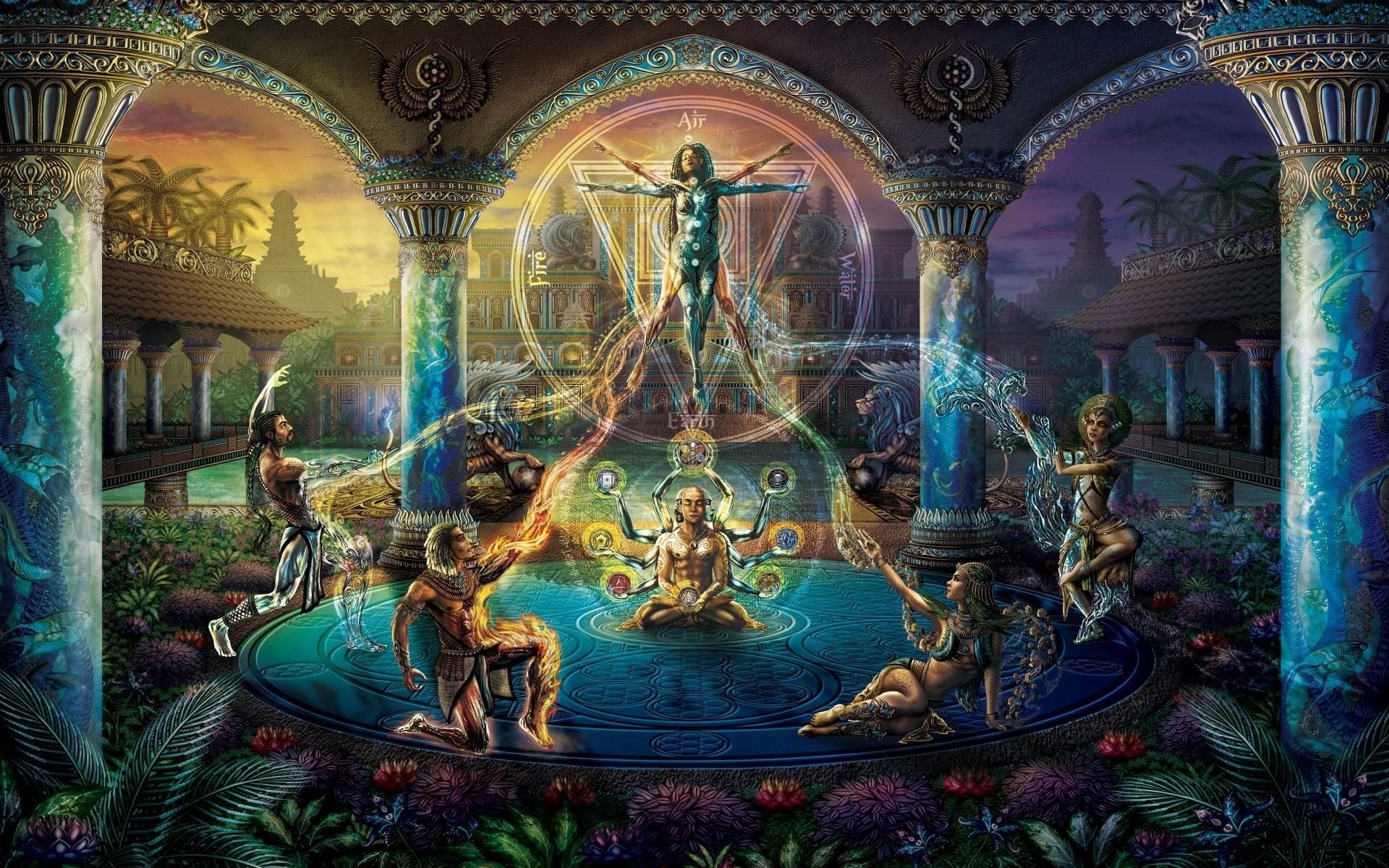 hindu, love, 1080P, photo, power, goddest, creation, 3d and abstract, life, HD Wallpaper