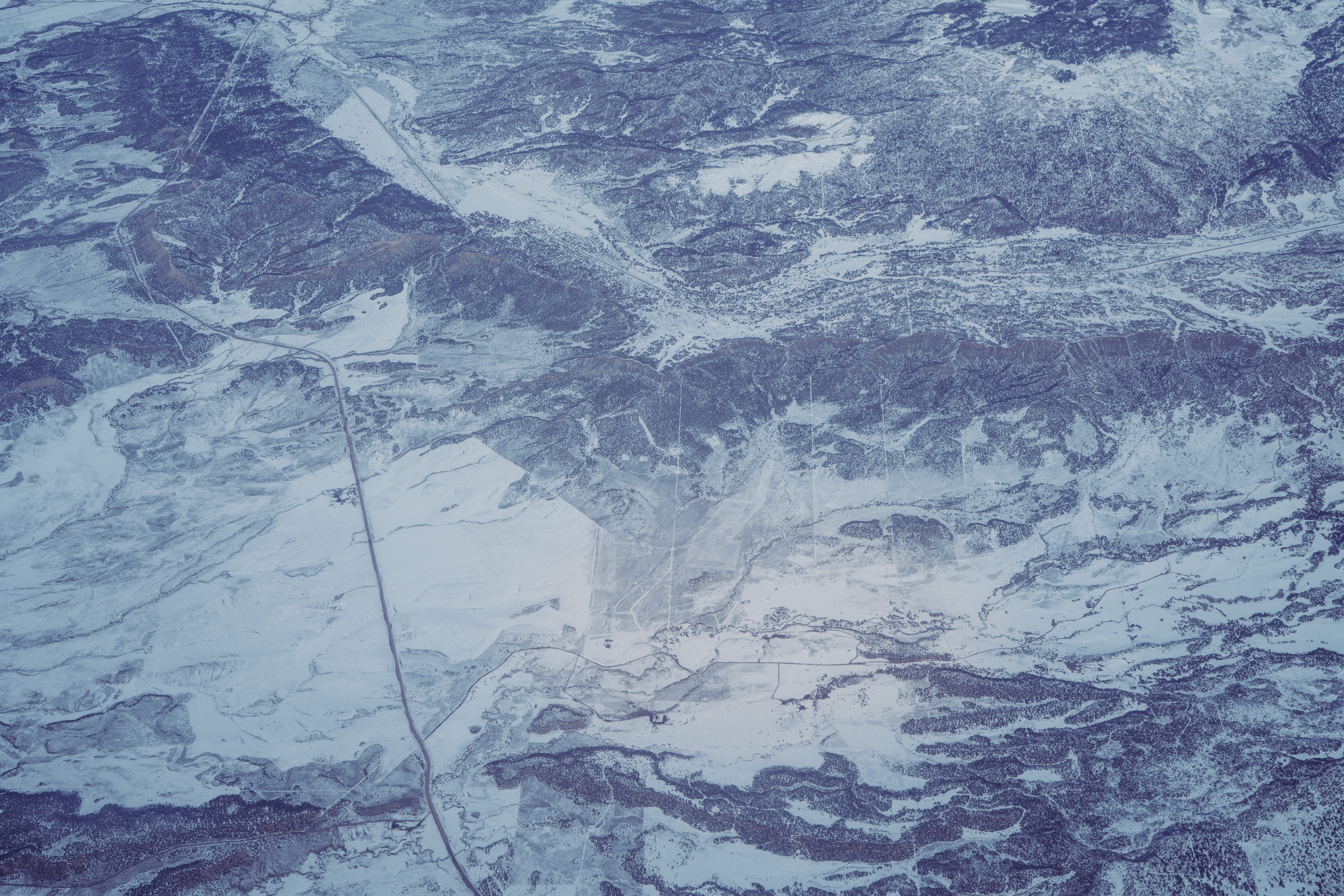 snow, environment, winter, no people, formation, creation, 8K, high angle view, roads, tranquil scene, beauty in nature, cold temperature, scenics - nature, HD Wallpaper