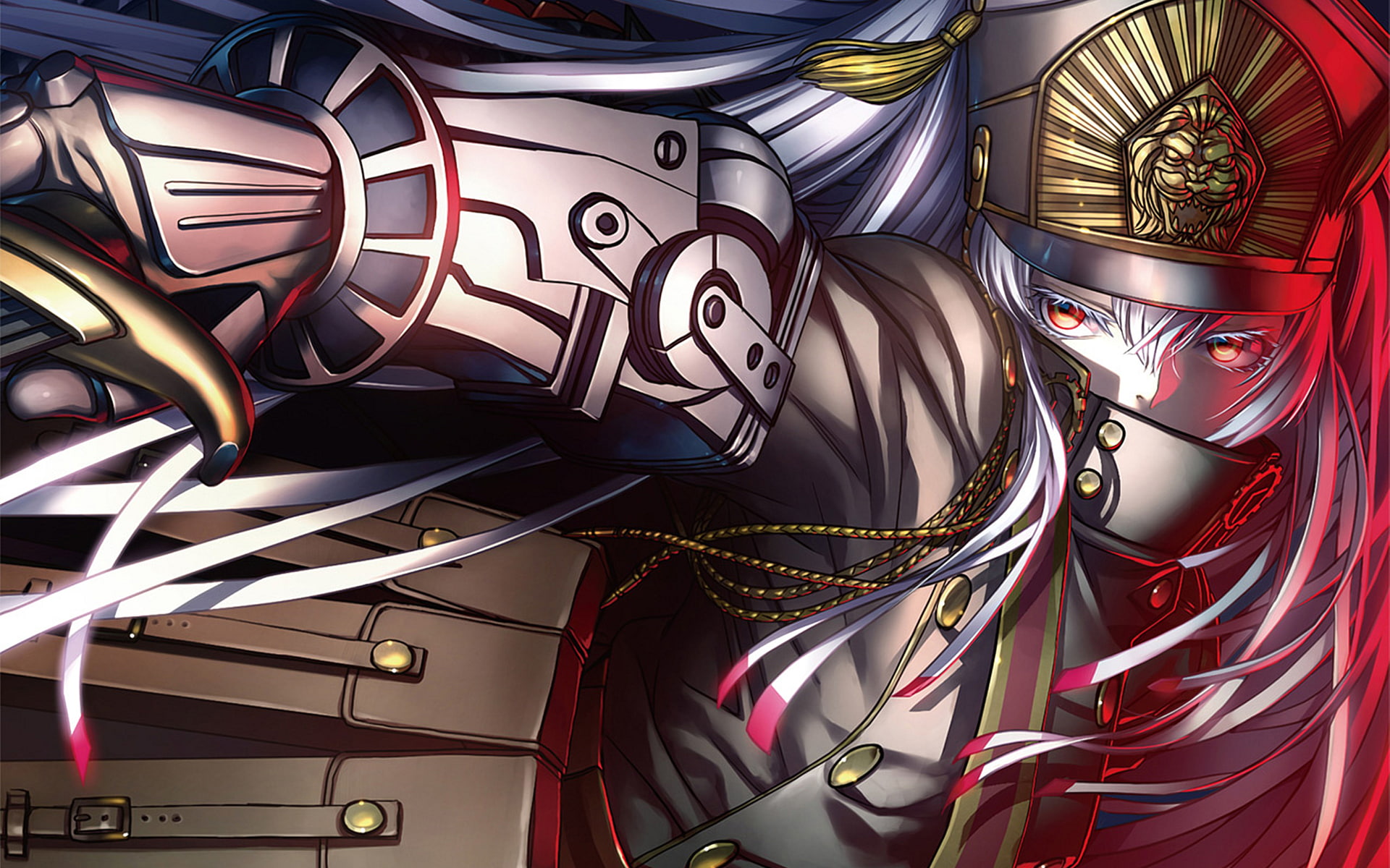 1080P, gunpuku no himegimi, Anime, military uniform, re: creators, HD Wallpaper