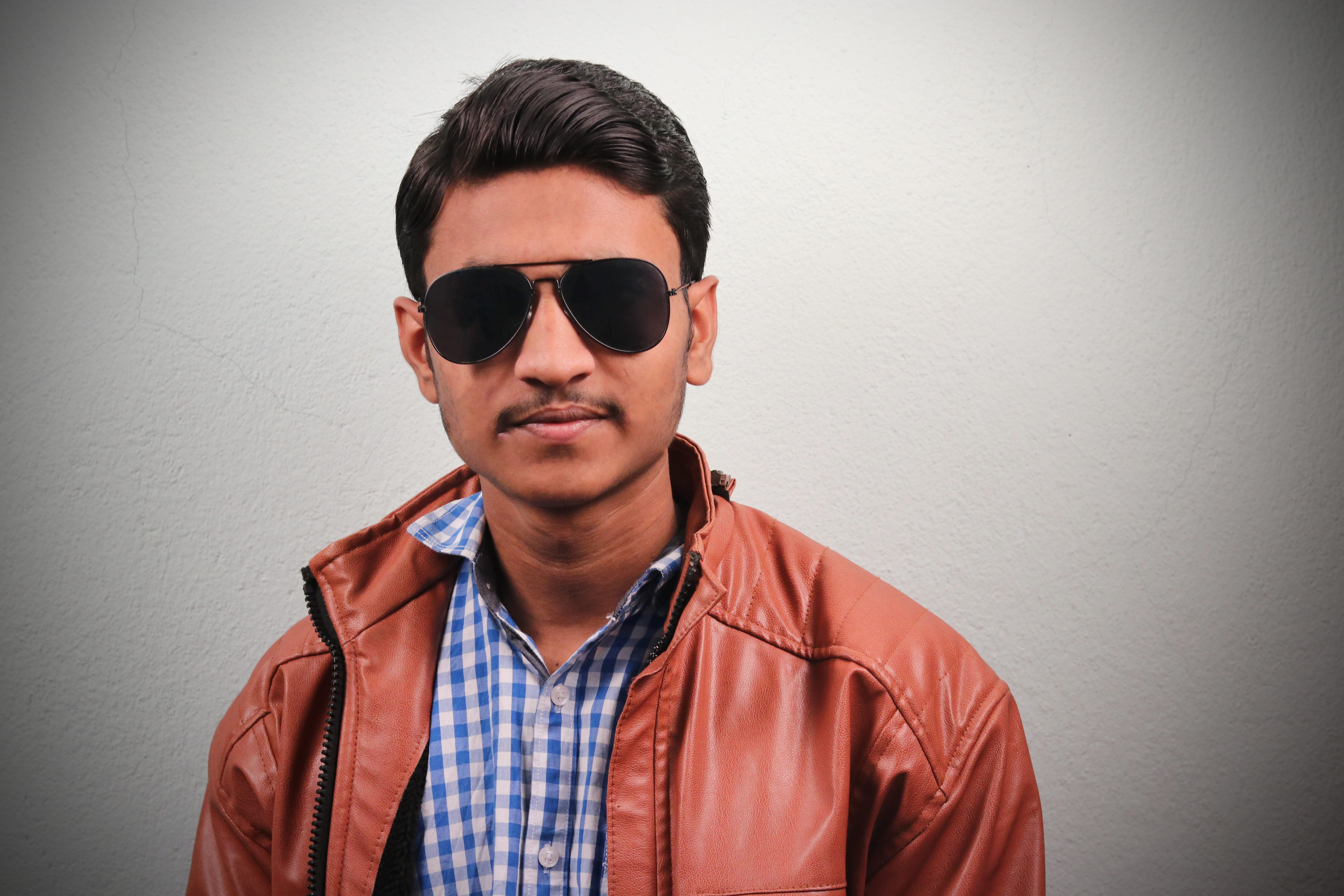 5K, people, portrait, glasses, boy, cool attitude, indian college student, men, young adult, headshot, lifestyles, one person, sunglasses, man, model, HD Wallpaper