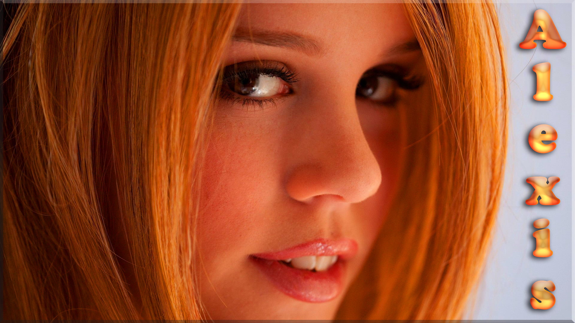 women, close-up, human body part, beauty, young adult, hairstyle, beautiful woman, eye, looking at camera, Redhead, 1080P, eyelash, Woman, Model, young women, HD Wallpaper