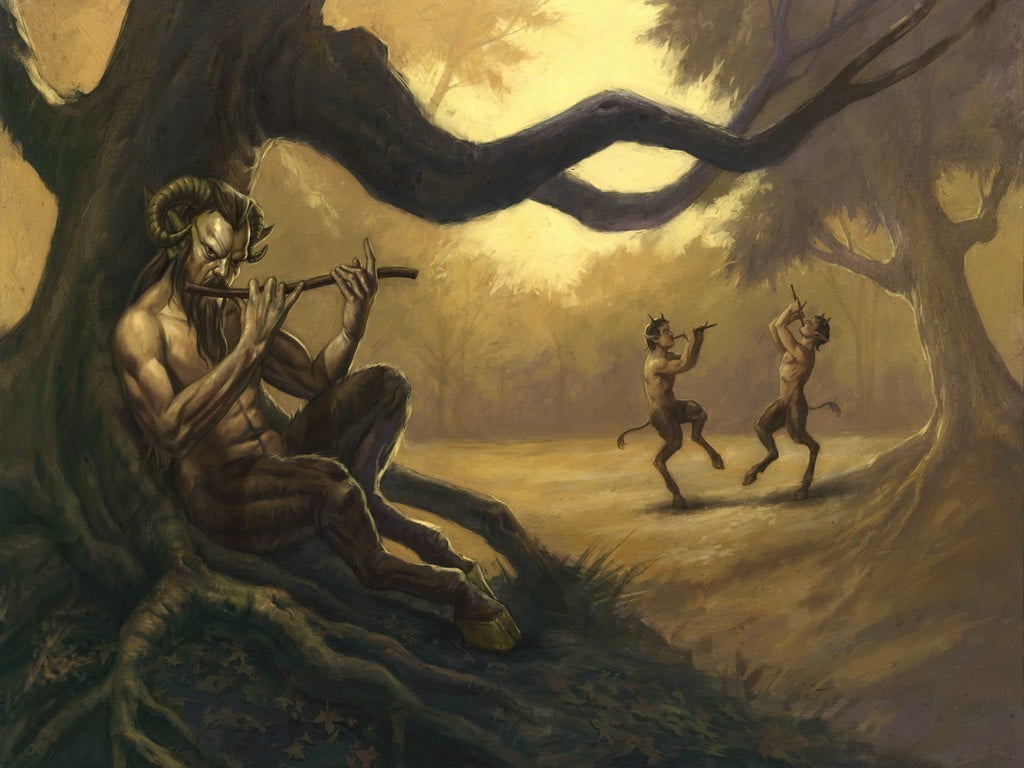 male likeness, creativity, outdoors, nature, mammal, mythology, untitled, fantasy art, group of people, painting, the past, animal wildlife, day, people, HD Wallpaper