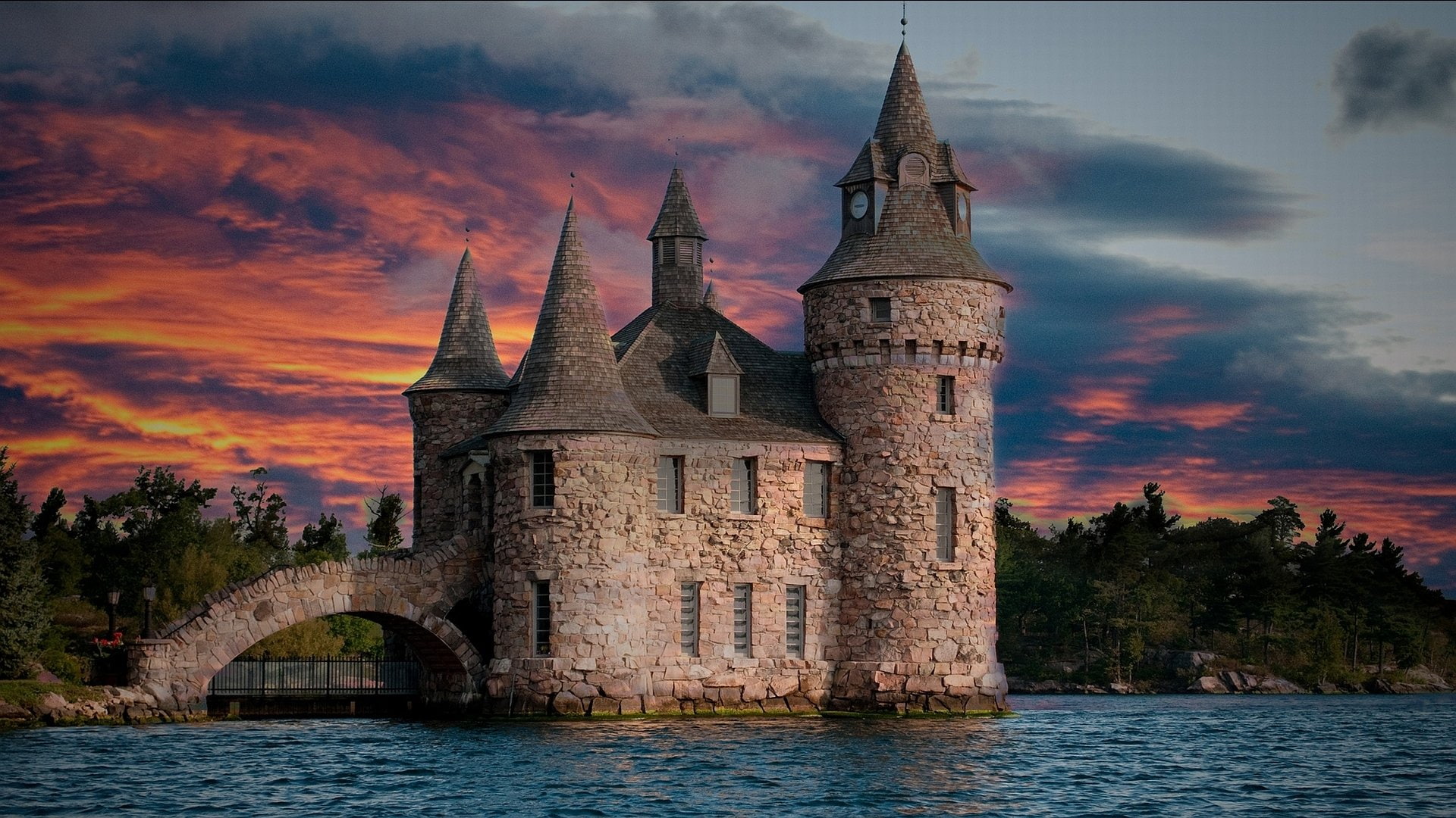 Castles, Boldt Castle, 1080P, HD Wallpaper