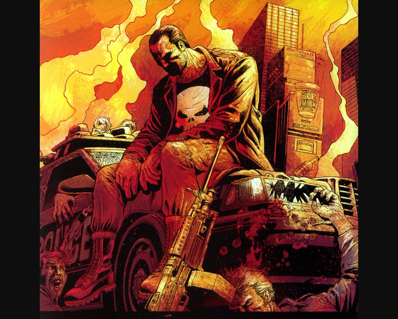 720P, Comics, Punisher, Frank Castle, HD Wallpaper