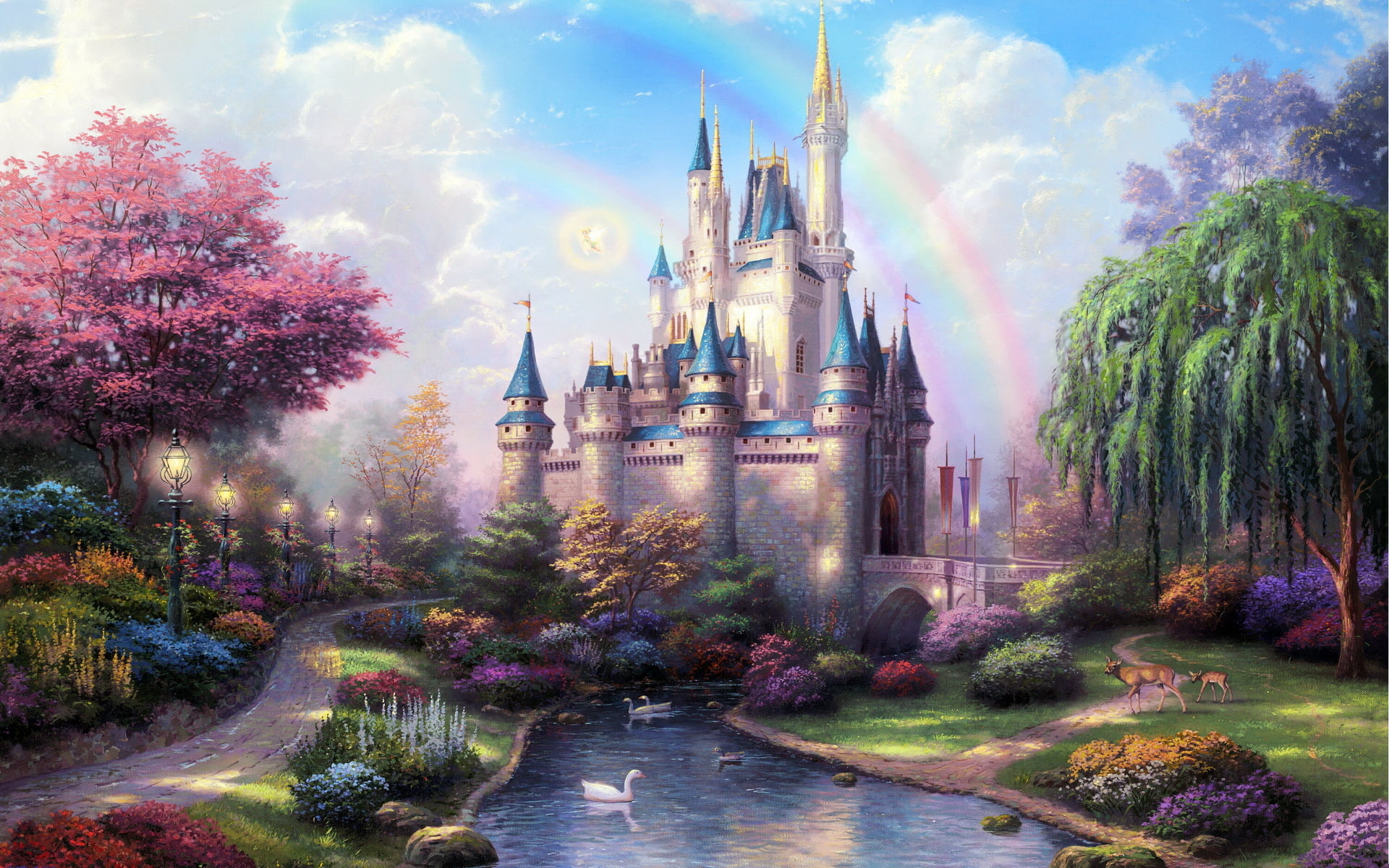 plant, outdoors, sky, religion, travel destinations, digital, disney, tourism, building exterior, building, travel, cloud - sky, place of worship, HD Wallpaper