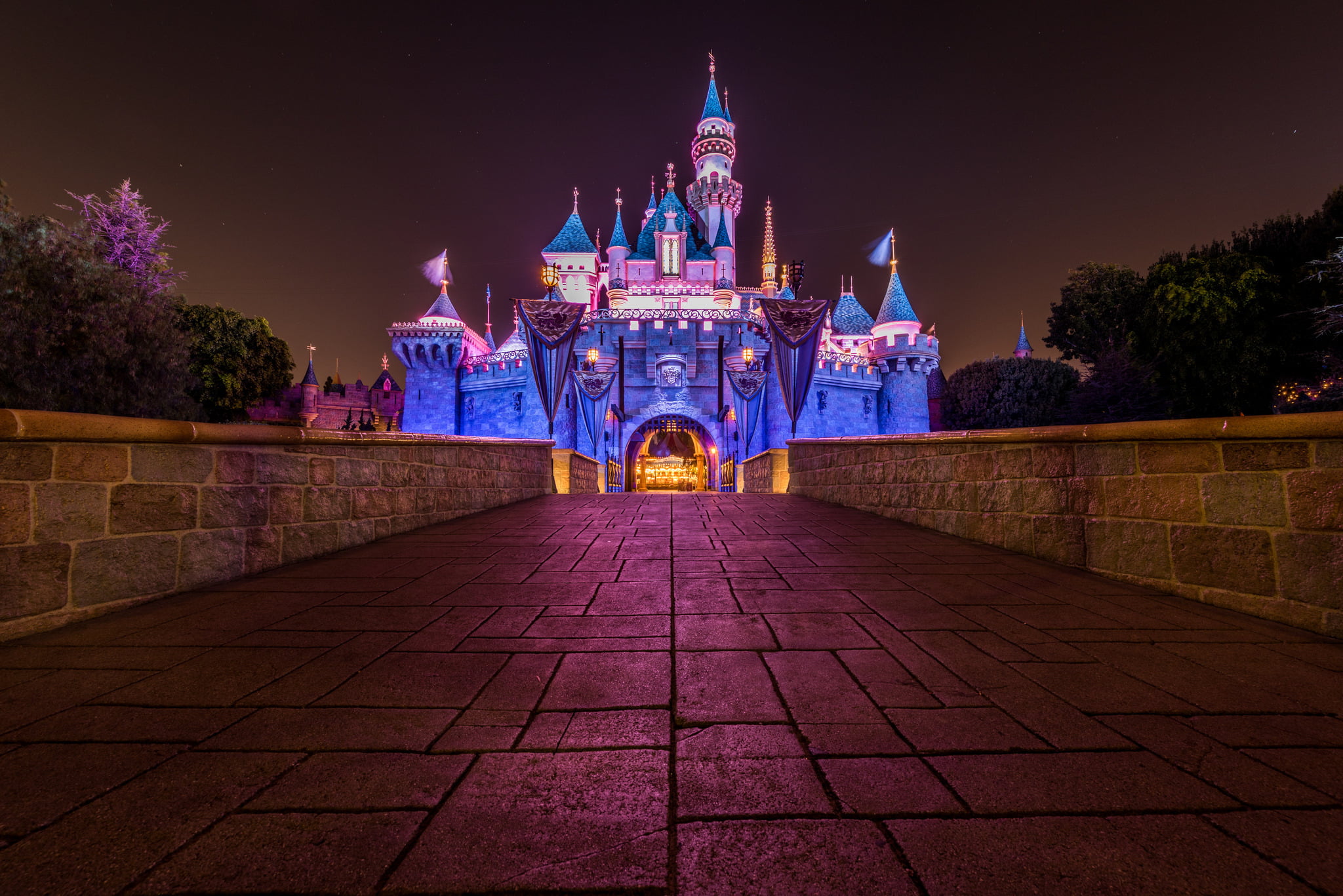 Castle, Disneyland, 1080P, Disney, HD Wallpaper