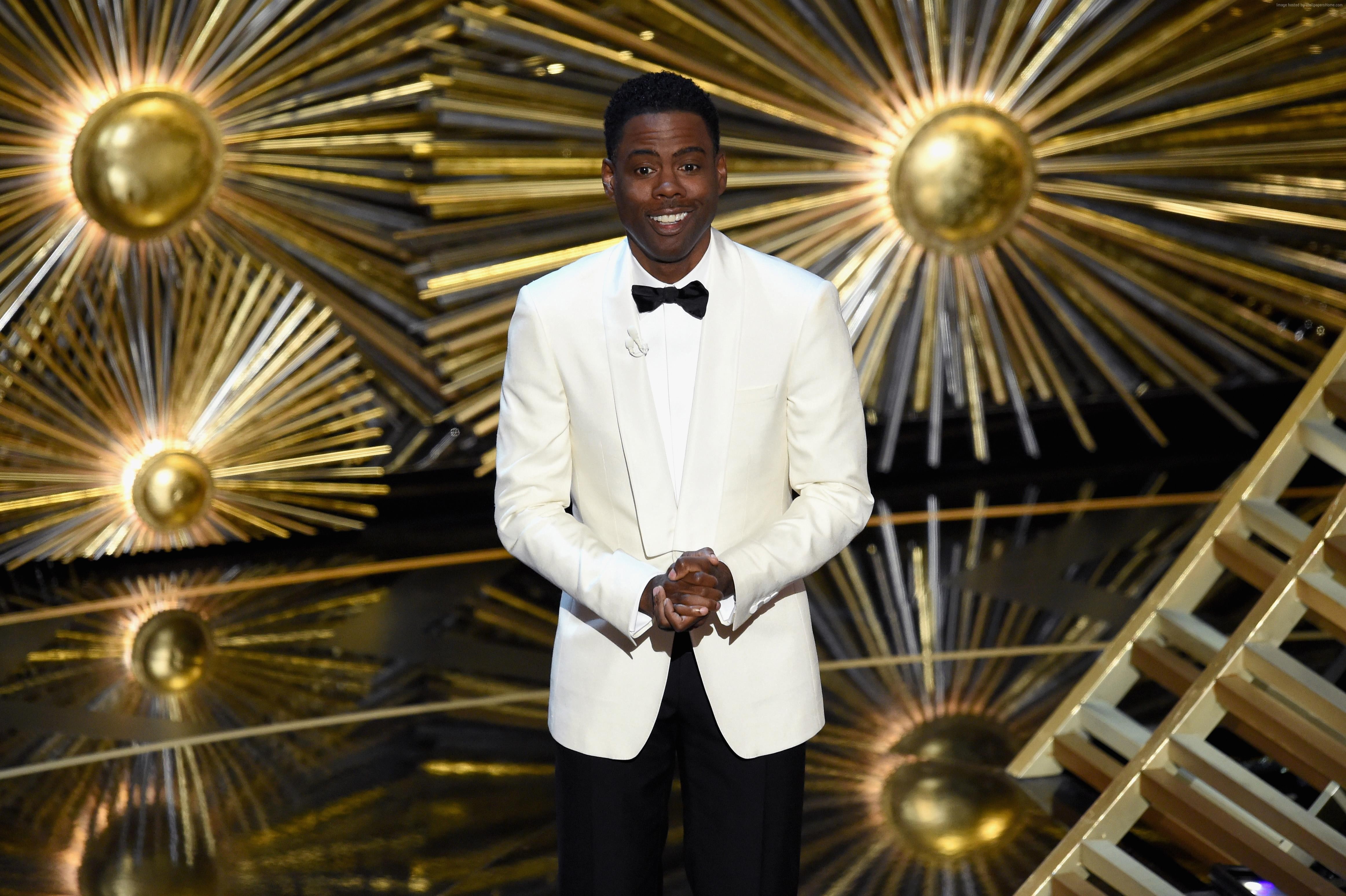 Oscar 2016, Oscar, Most popular celebs, actor, Chris Rock, 4K, HD Wallpaper