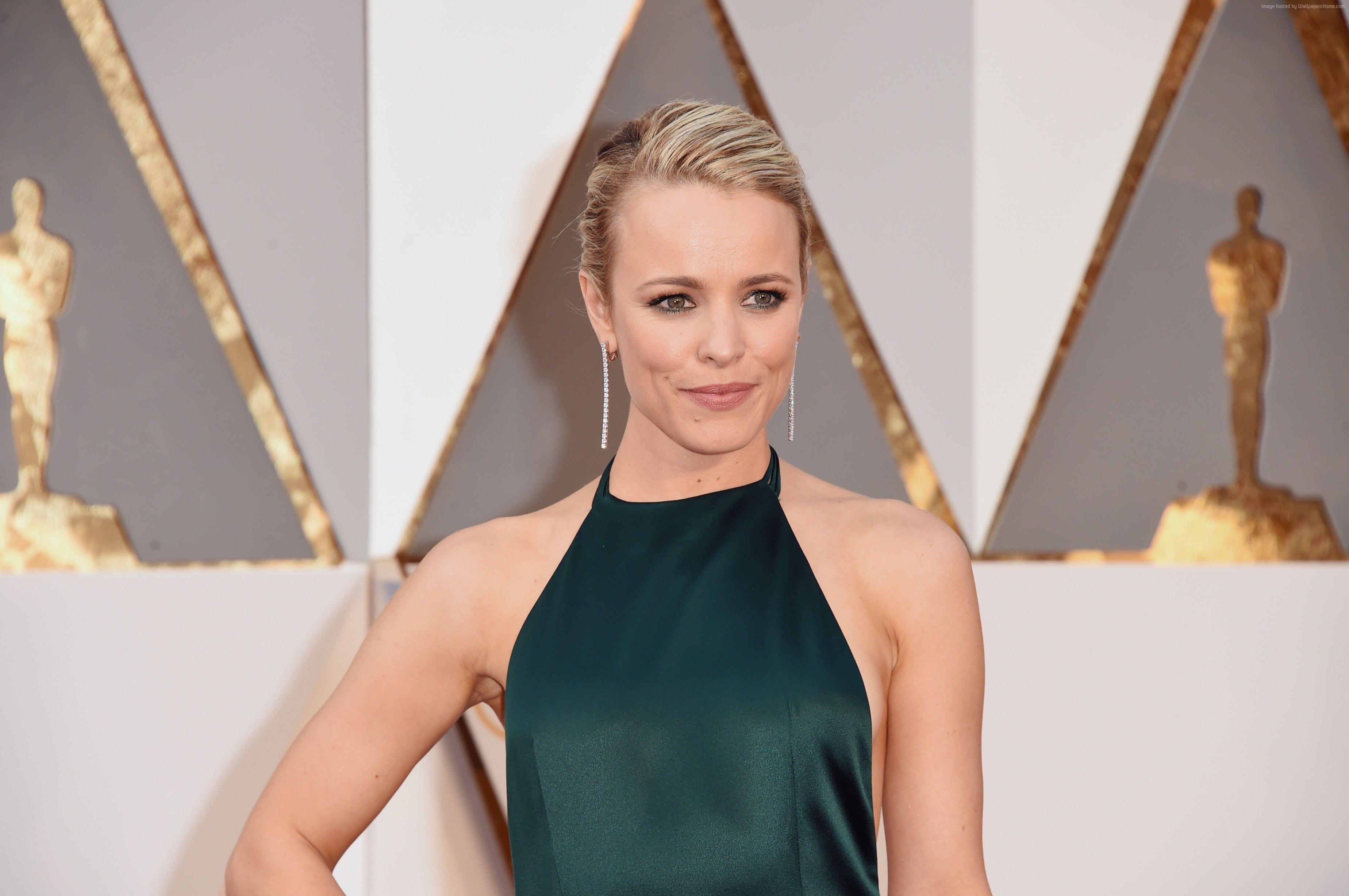Most popular celebs, actress, Oscar 2016, red carpet, Rachel McAdamc, 2K, HD Wallpaper