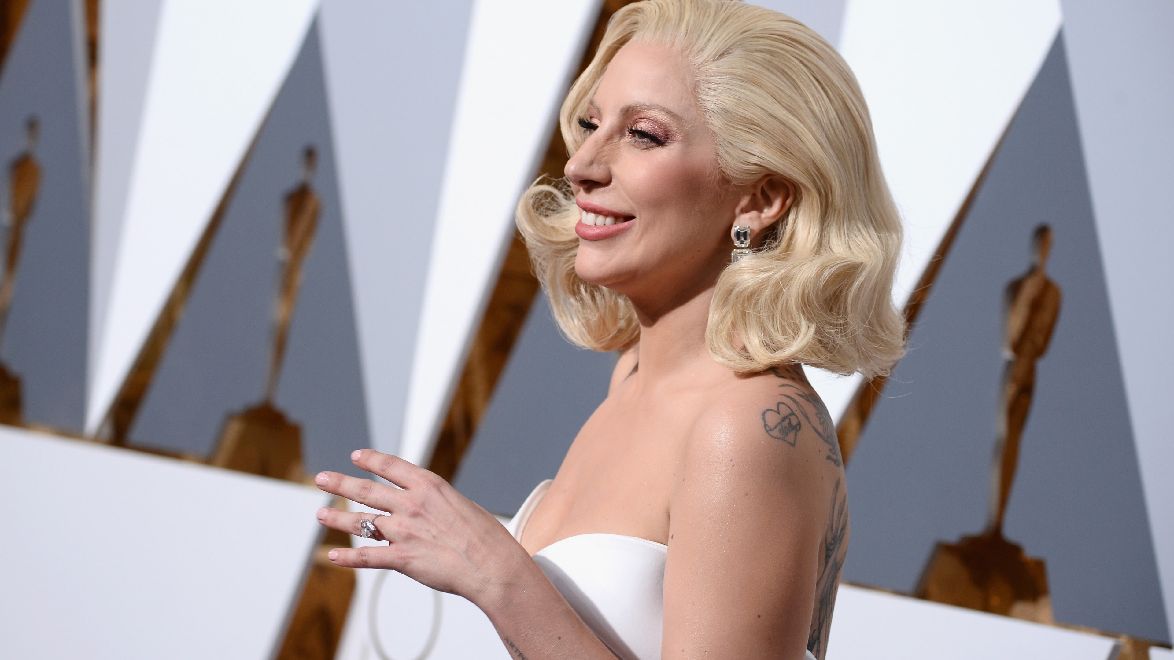 Oscar, Oscar 2016, 4K, Most popular celebs, Lady Gaga, HD Wallpaper
