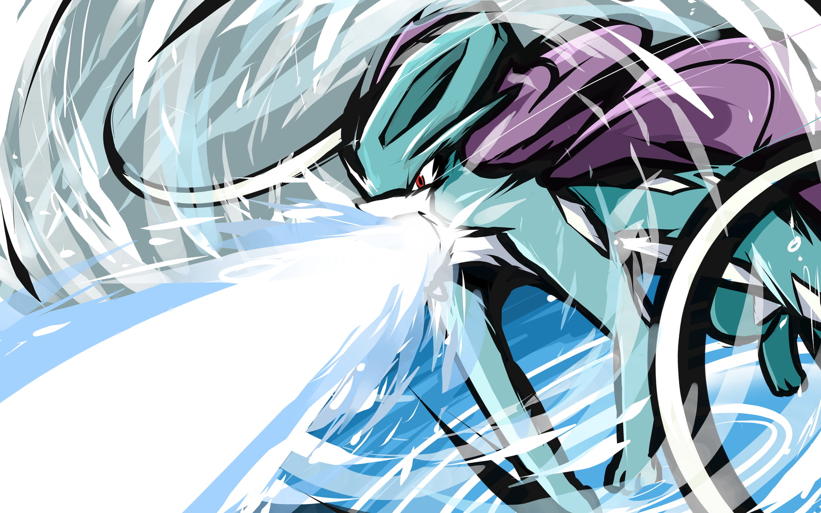 ishmam, 720P, Pokémon, Suicune, HD Wallpaper