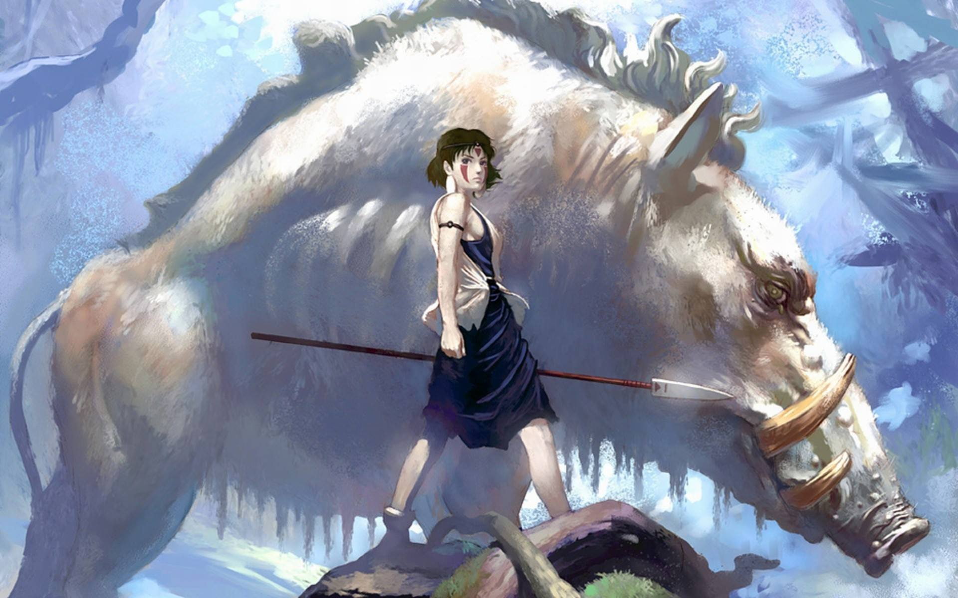 hime, mononoke, 1080P, (8), HD Wallpaper