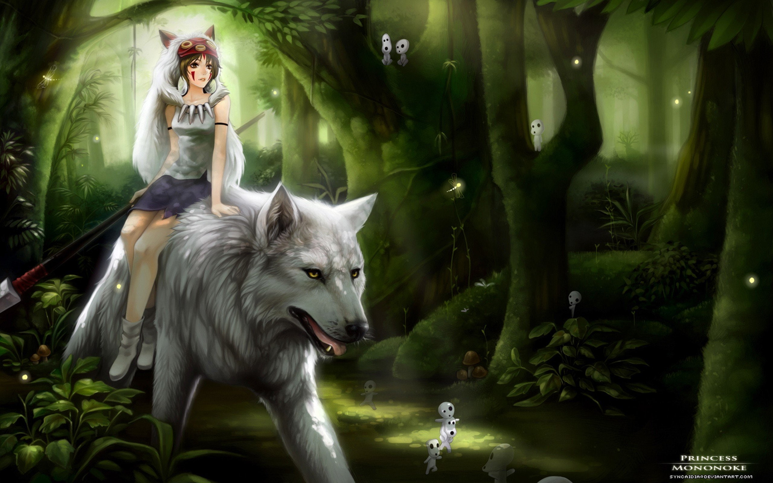 hime, mononoke, 2K, (9), HD Wallpaper