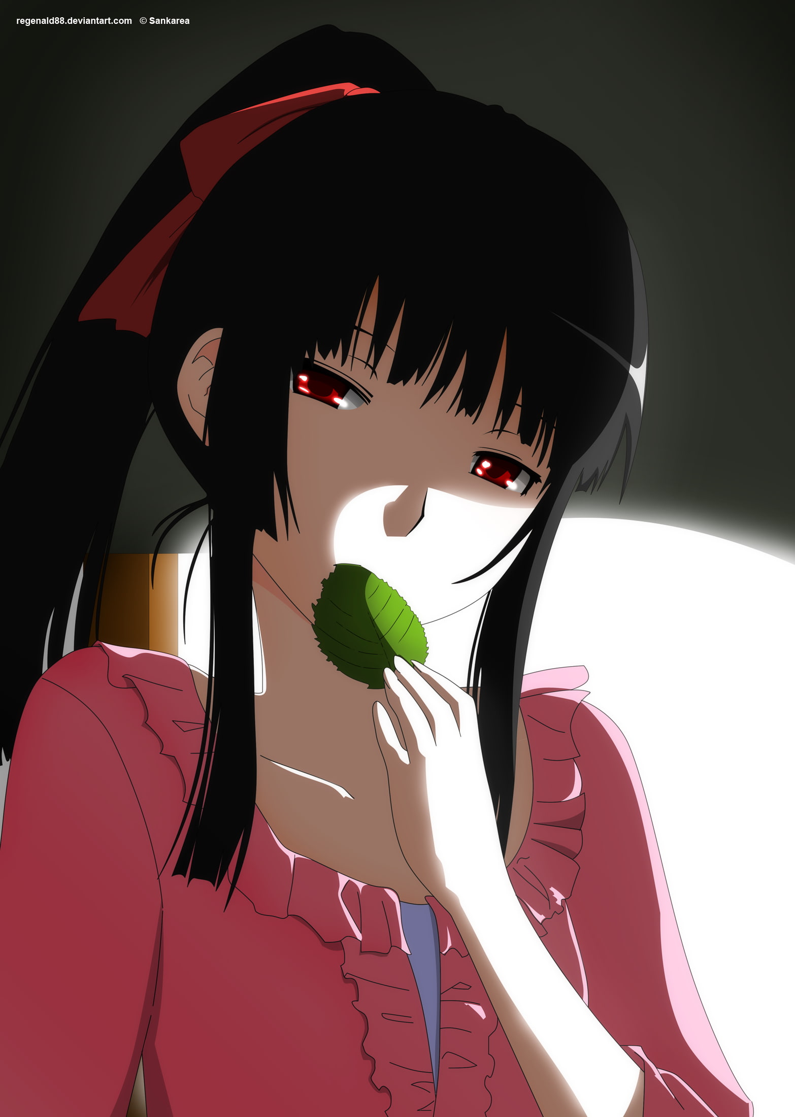 1080P, Sanka Rea, Sankarea, anime girls, Phone HD Wallpaper