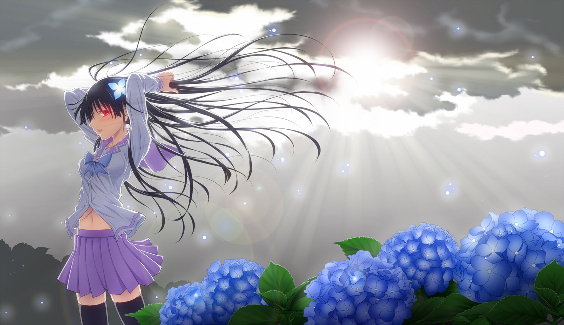 Sankarea, 1080P, Rea Sanka, Anime, HD Wallpaper