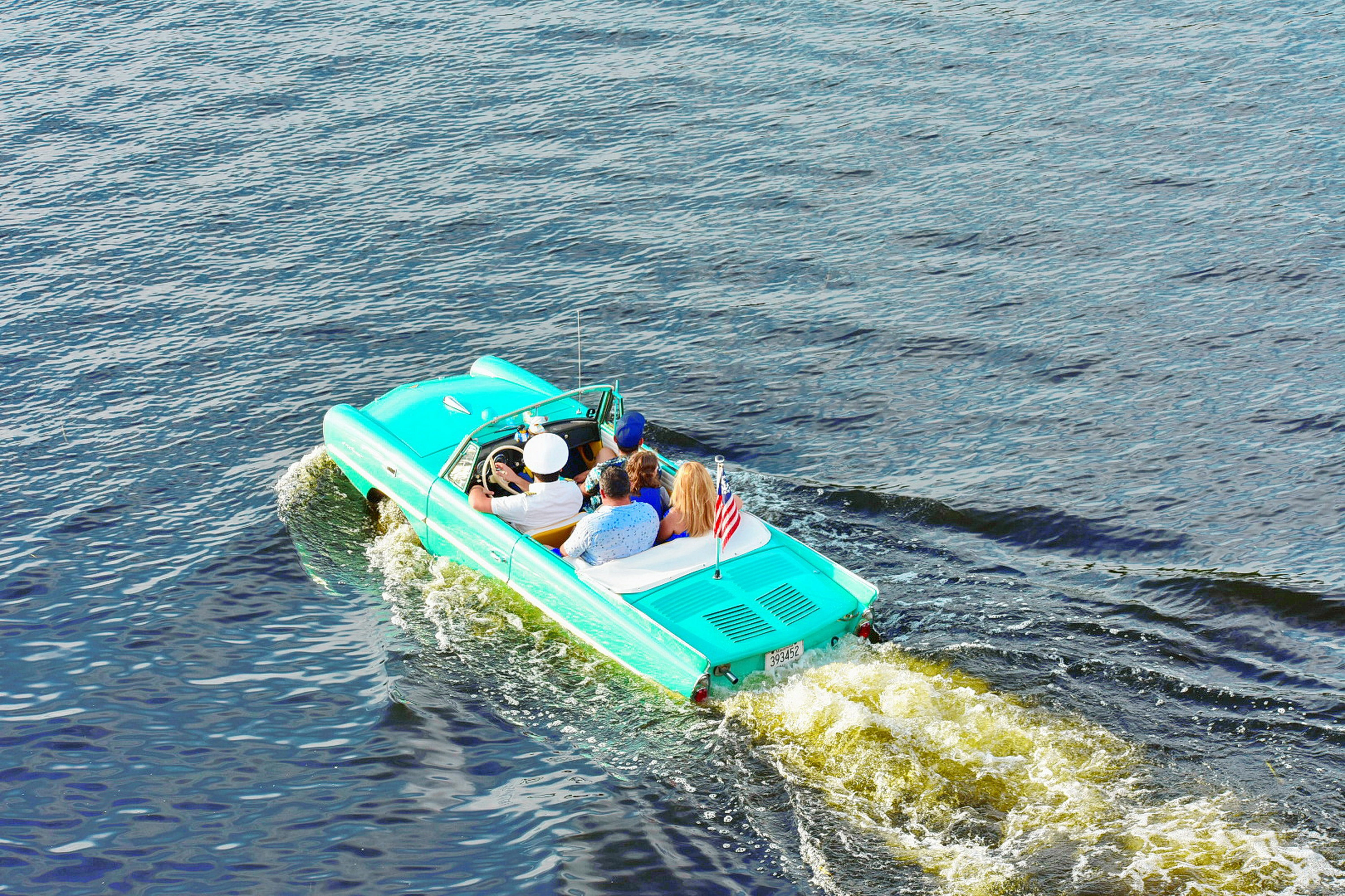 summer, fun, inflatable, child, restaurants, childhood, real people, boathouse, women, togetherness, leisure activity, orlando, florida, water taxi, travel, HD Wallpaper