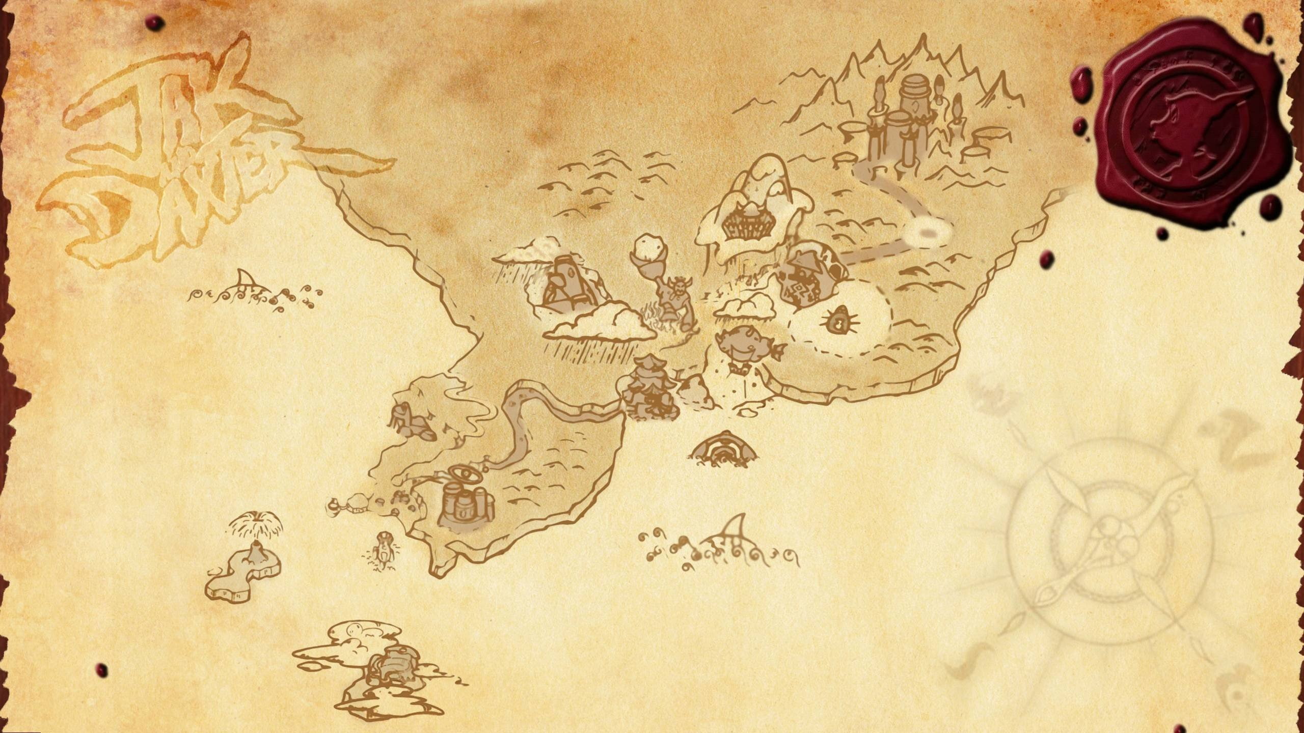 jak amp daxter map video games, 2K, HD Wallpaper