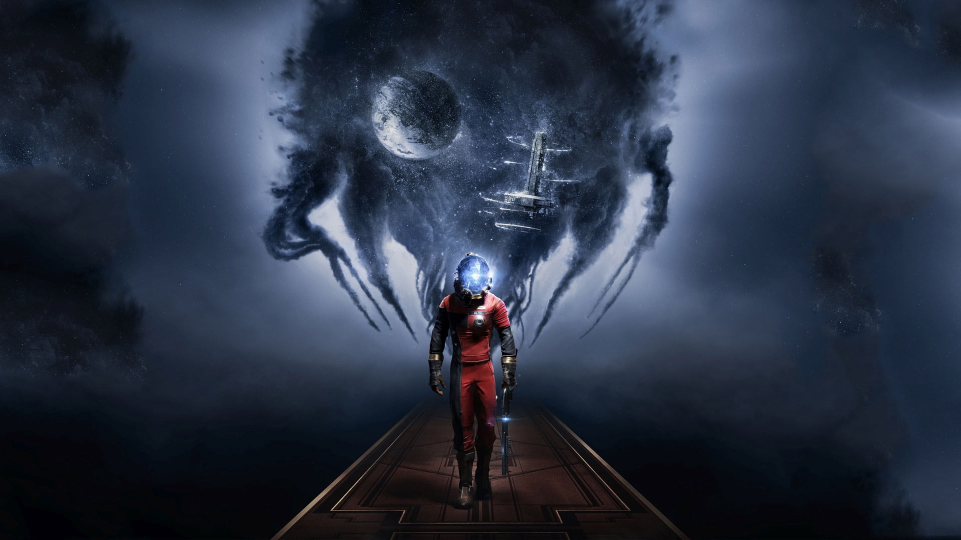 fear, architecture, young Adult, mystery, one Person, storm, rifle, spooky, killian samuels, people, imagination, digital composite, alien, warning sign, HD Wallpaper