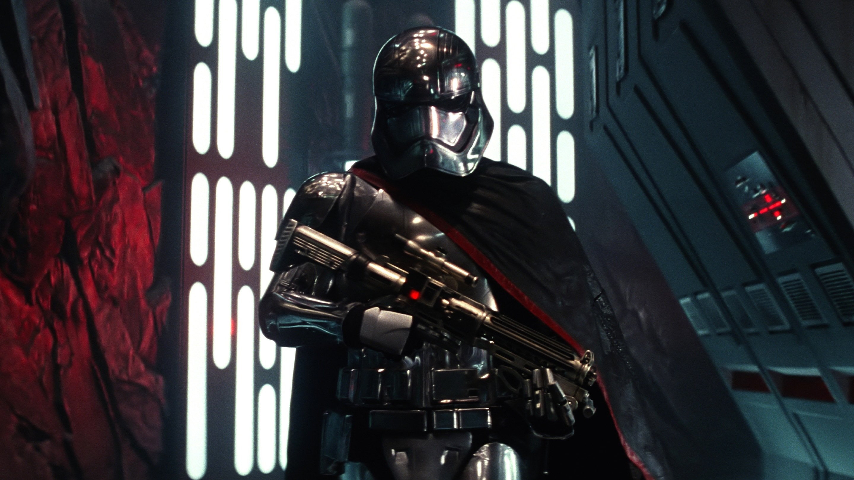 government, no people, fi, security, Star, Disney, indoors, 2K, Wars, male likeness, sci, suit of armor, warrior, 2880x1620 px, creativity, armed forces, HD Wallpaper