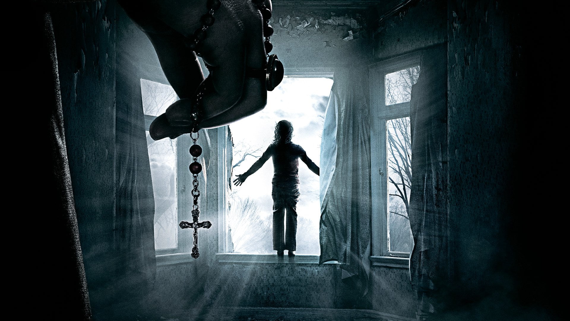 indoors, day, domestic room, men, The Conjuring 2, Movie, adult, women, architecture, 1080P, one person, standing, lifestyles, building, rear view, full length, HD Wallpaper