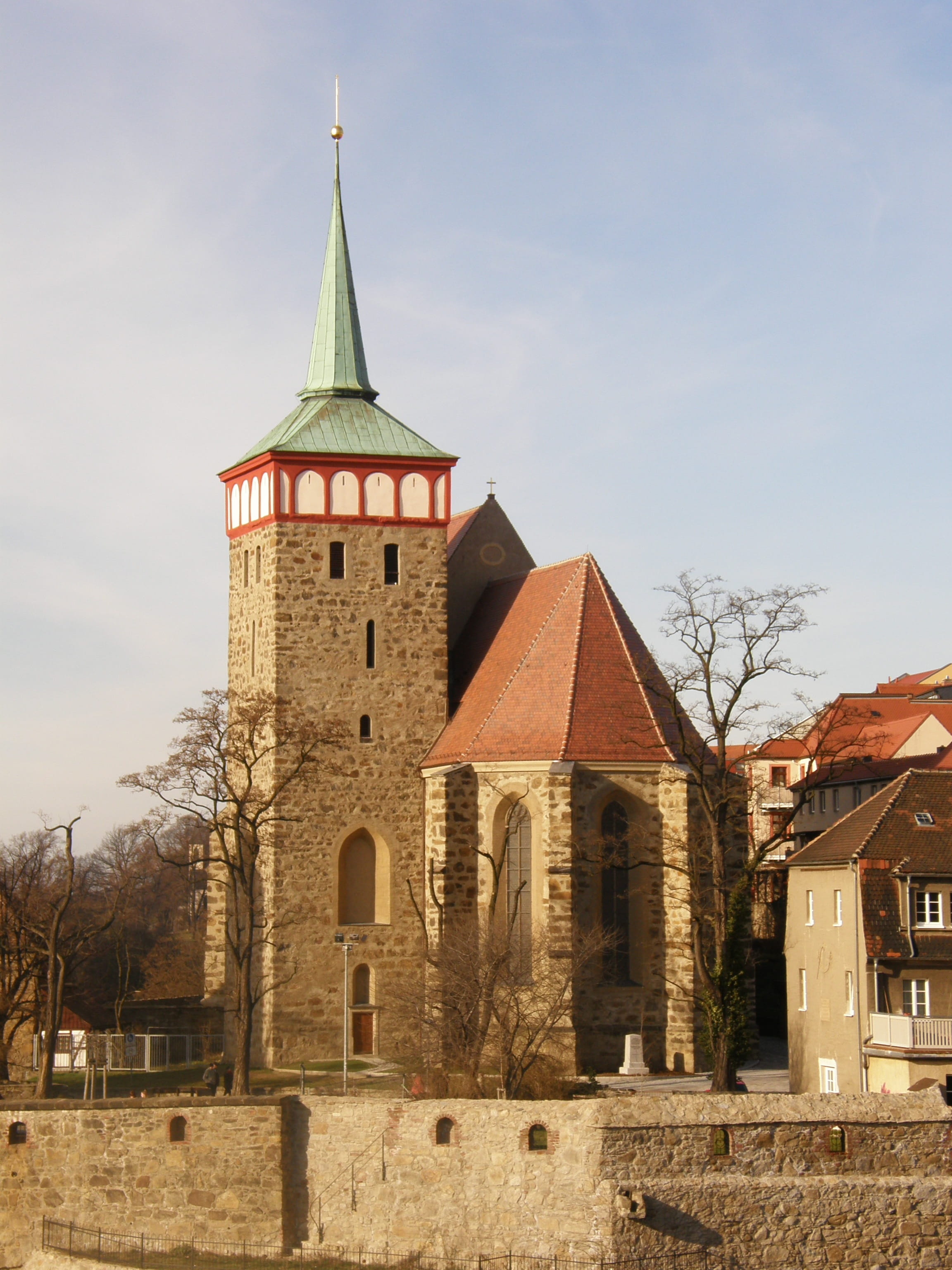 belief, structures, spirituality, Bautzen, Church, outdoors, old, historical city, 2K, Tower, architecture, old town, nature, Building, place of worship, Phone HD Wallpaper