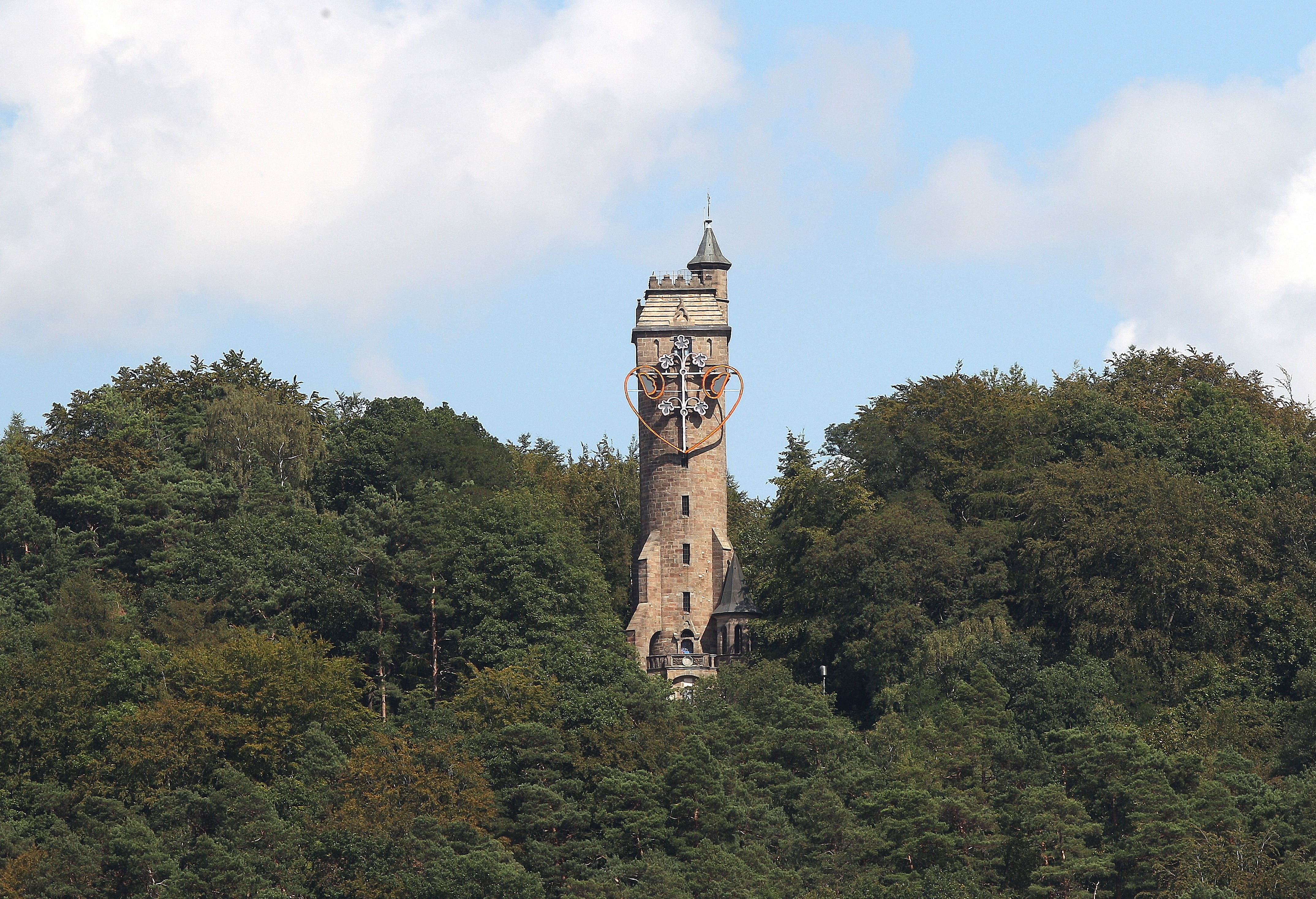 outdoors, built structure, tourism, day, beauty in nature, 4K, observation tower, building, the past, marburg, mirror pleasure tower, clock, kaiser wilhelm turm, HD Wallpaper
