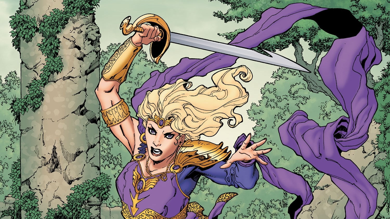 720P, sword of sorcery amethyst, HD Wallpaper