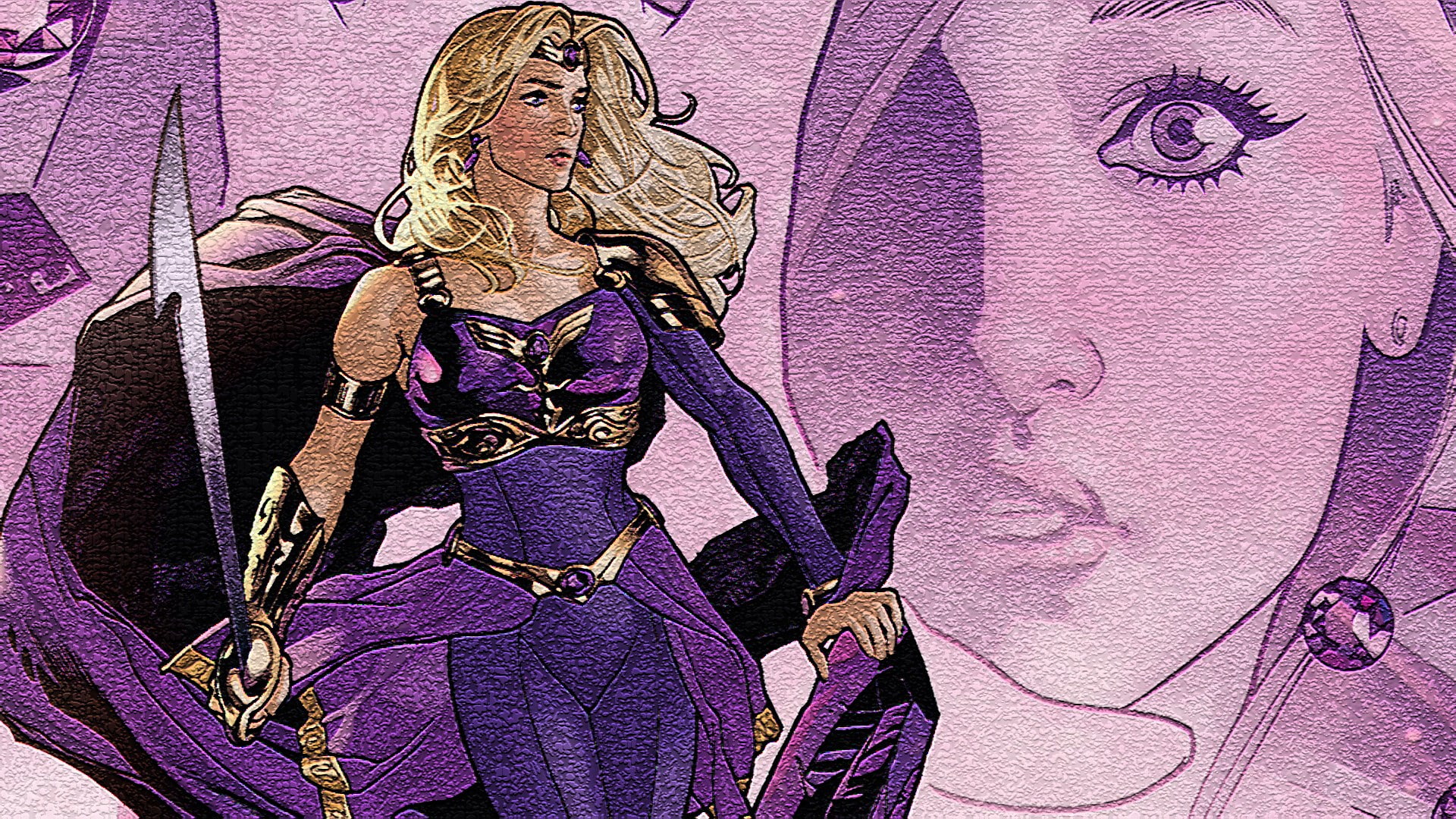 1080P, sword of sorcery amethyst, HD Wallpaper