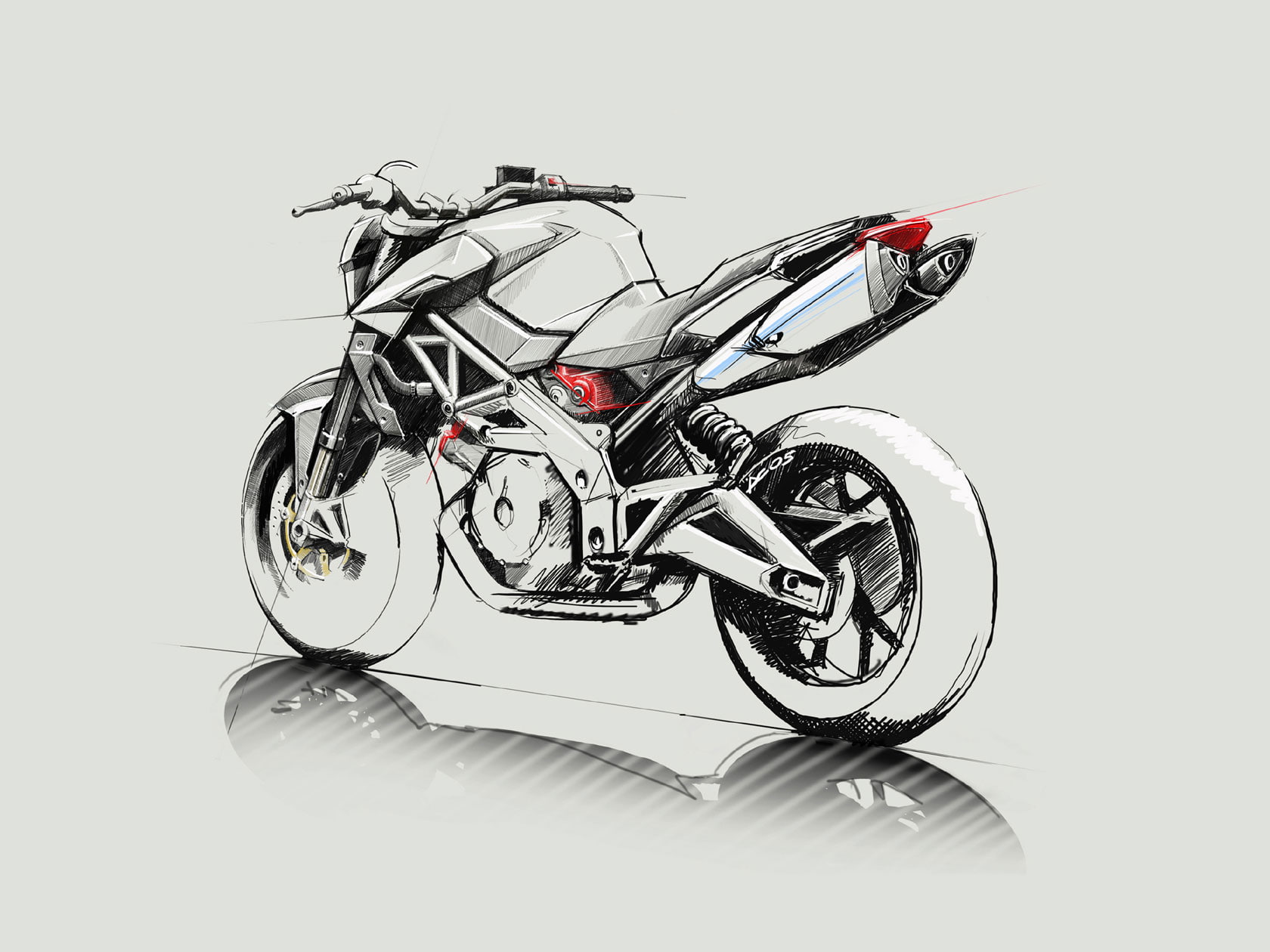 2009, 720P, shiver, aprilia, 750, concept, HD Wallpaper