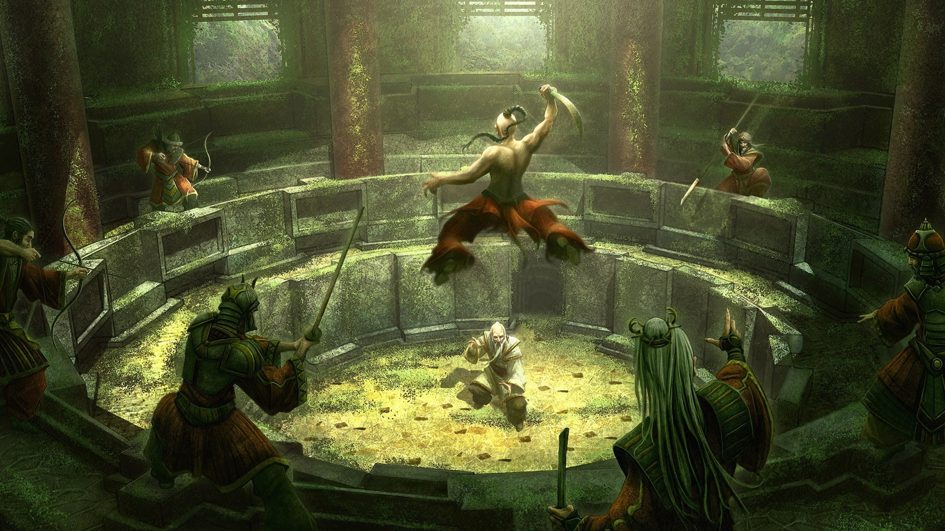 Ambush, 1080P, samurai, Kerem Beyit, artwork, HD Wallpaper