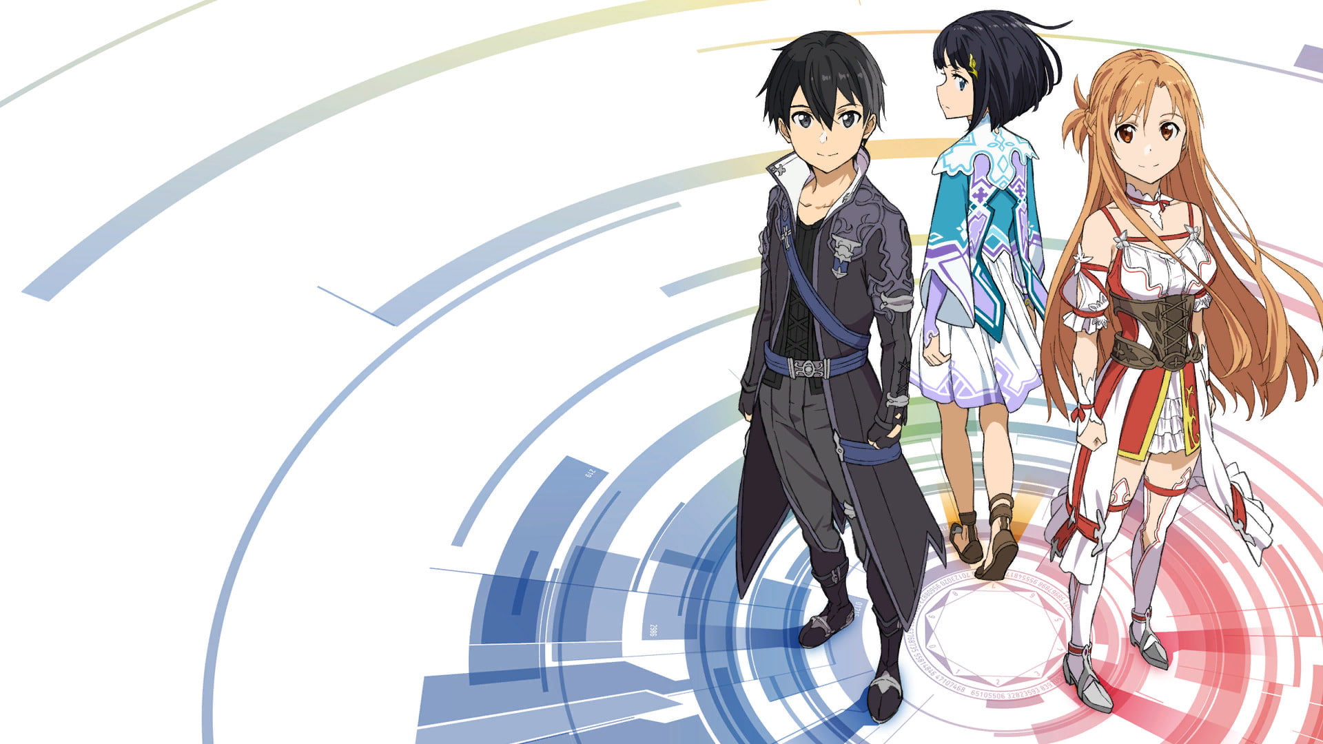 Kazuto Kirigaya, Asuna Yuuki, Sword Art Online, Kirito (Sword Art Online), 1080P, Premiere (Sword Art Online), HD Wallpaper
