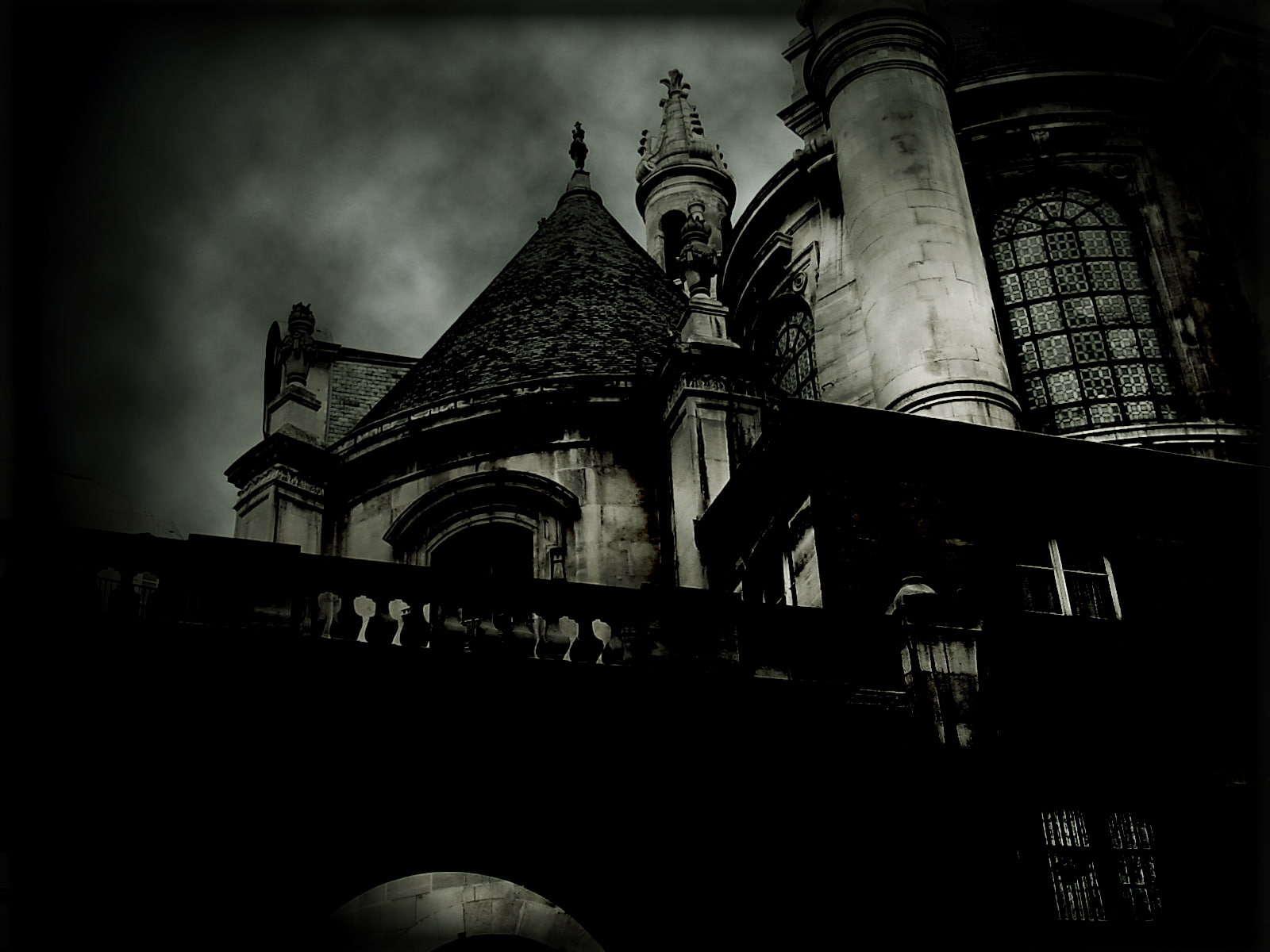 castle, 720P, dark, buildings, horror, gothic, haunted, HD Wallpaper