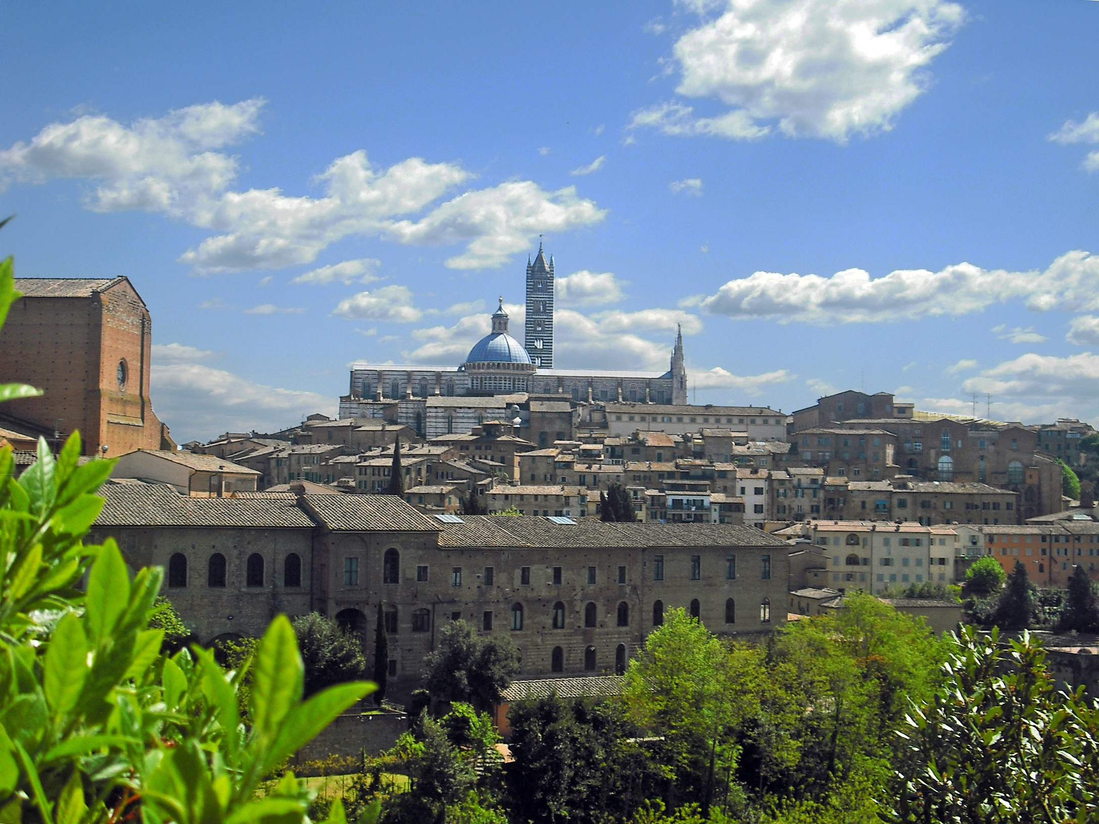 ancient, tree, landmark, city, old, day, town, italian, growth, medieval, italy, architecture, nature, building exterior, travel destinations, the past, HD Wallpaper