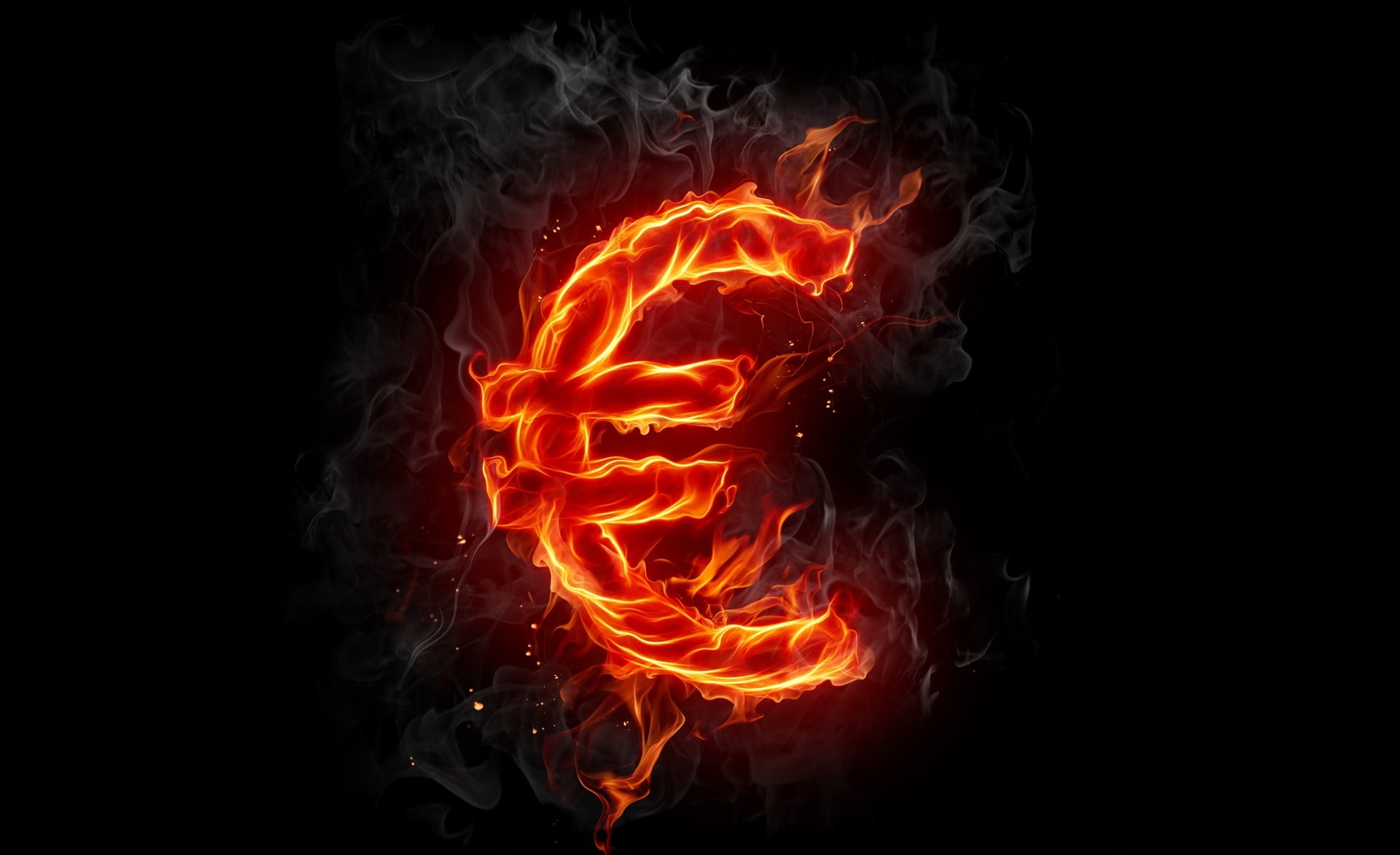 orange color, 1080P, dark, night, sign, heat - temperature, burning, red, bonfire, smoke - physical structure, no people, long exposure, Fire, studio shot, HD Wallpaper