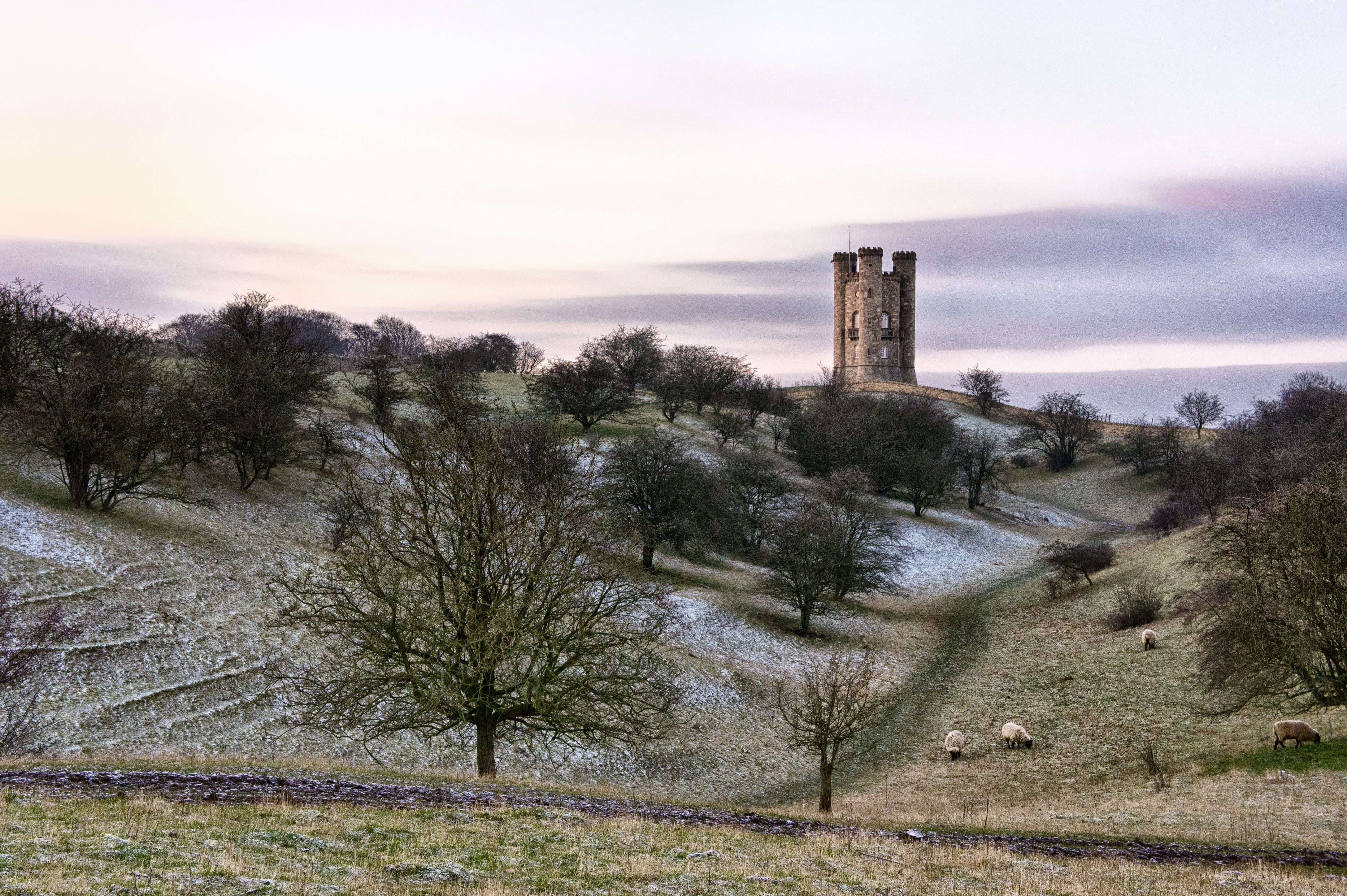 4K, Broadway Tower, Man Made, Worcestershire, HD Wallpaper