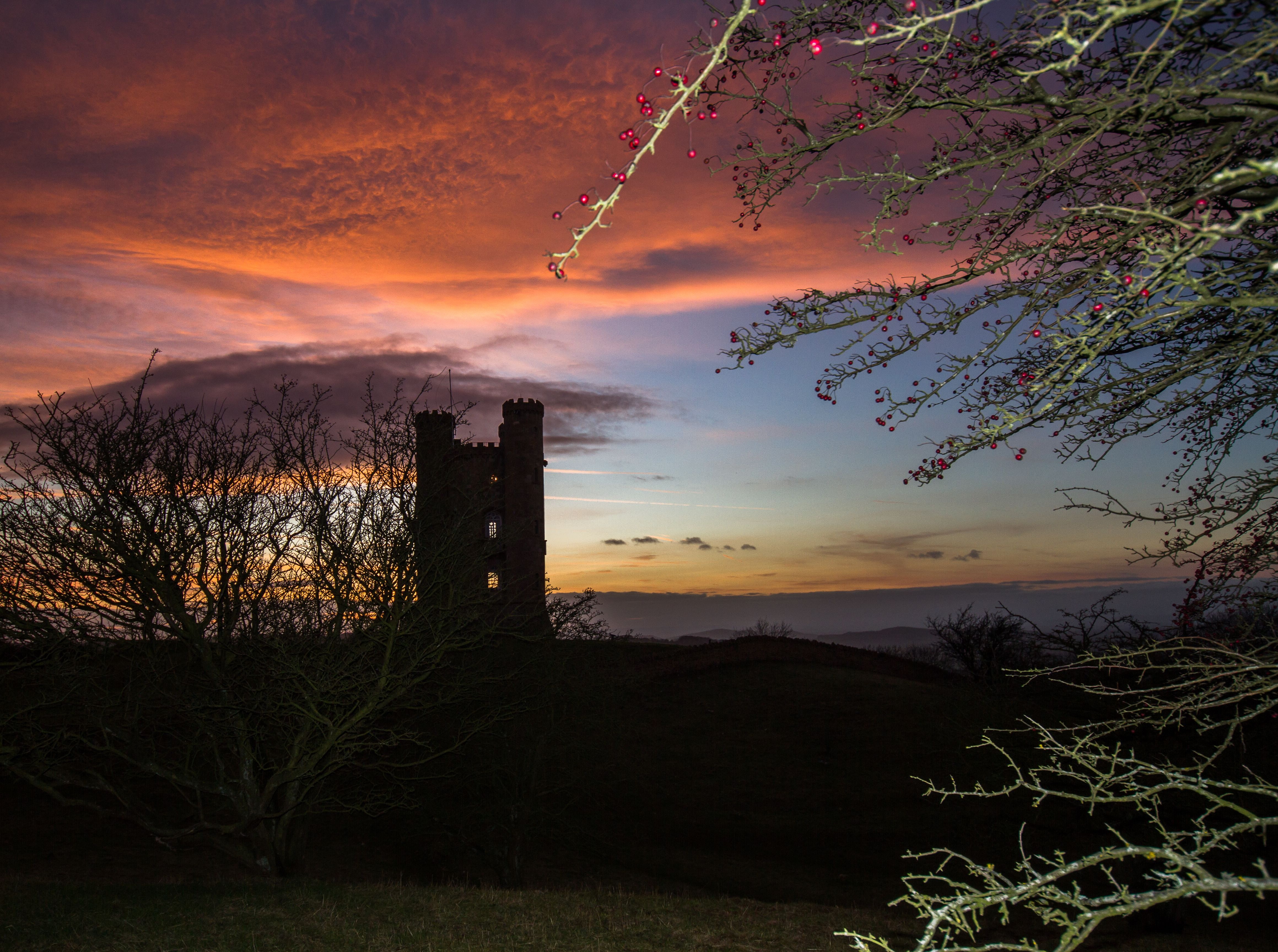4K, Broadway Tower, Man Made, Worcestershire, HD Wallpaper