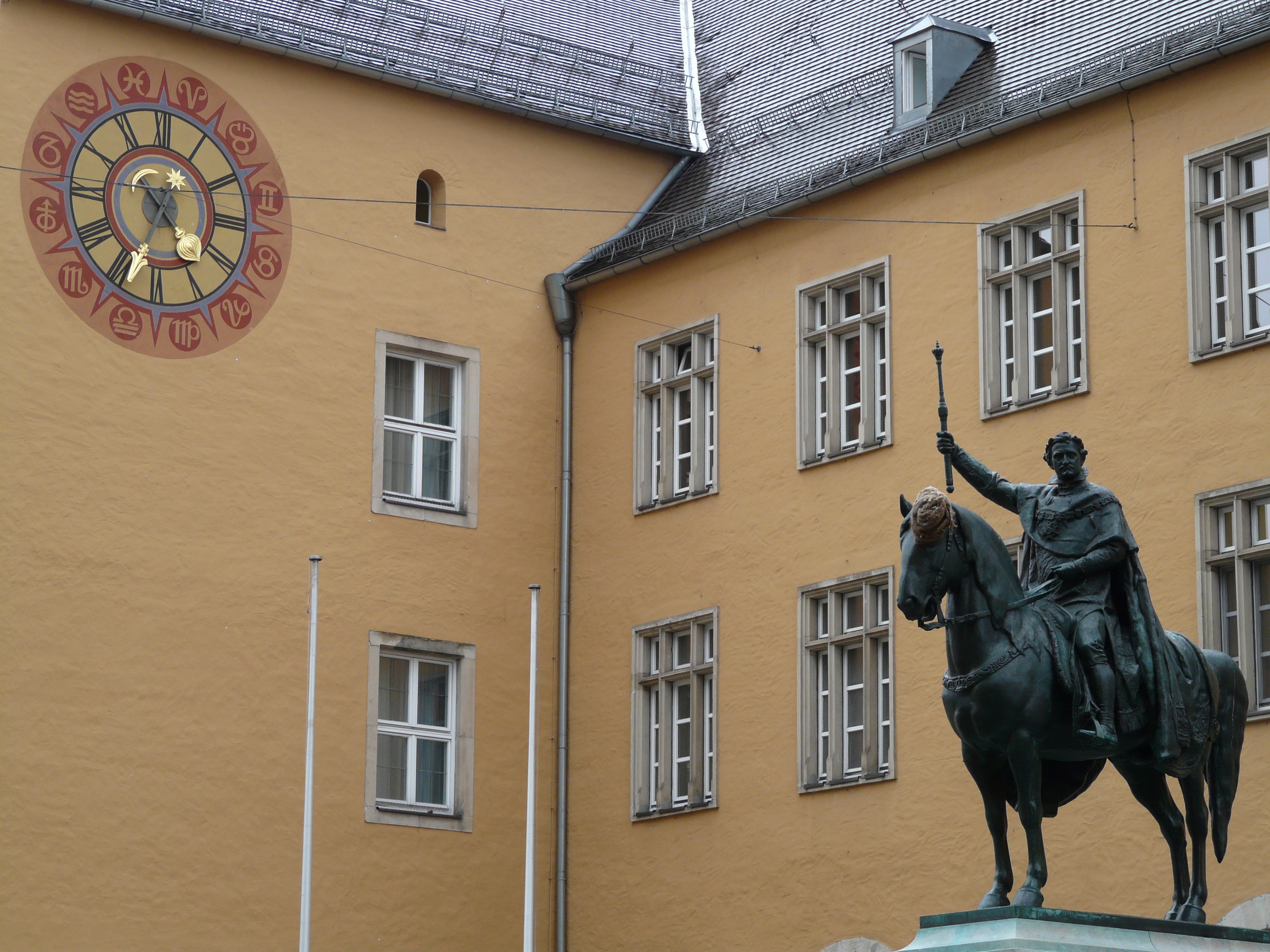 ludwig i, day, representation, king of bavaria, equestrian statue, architecture, mammal, livestock, domestic, figure, statue, bavaria, human representation, HD Wallpaper