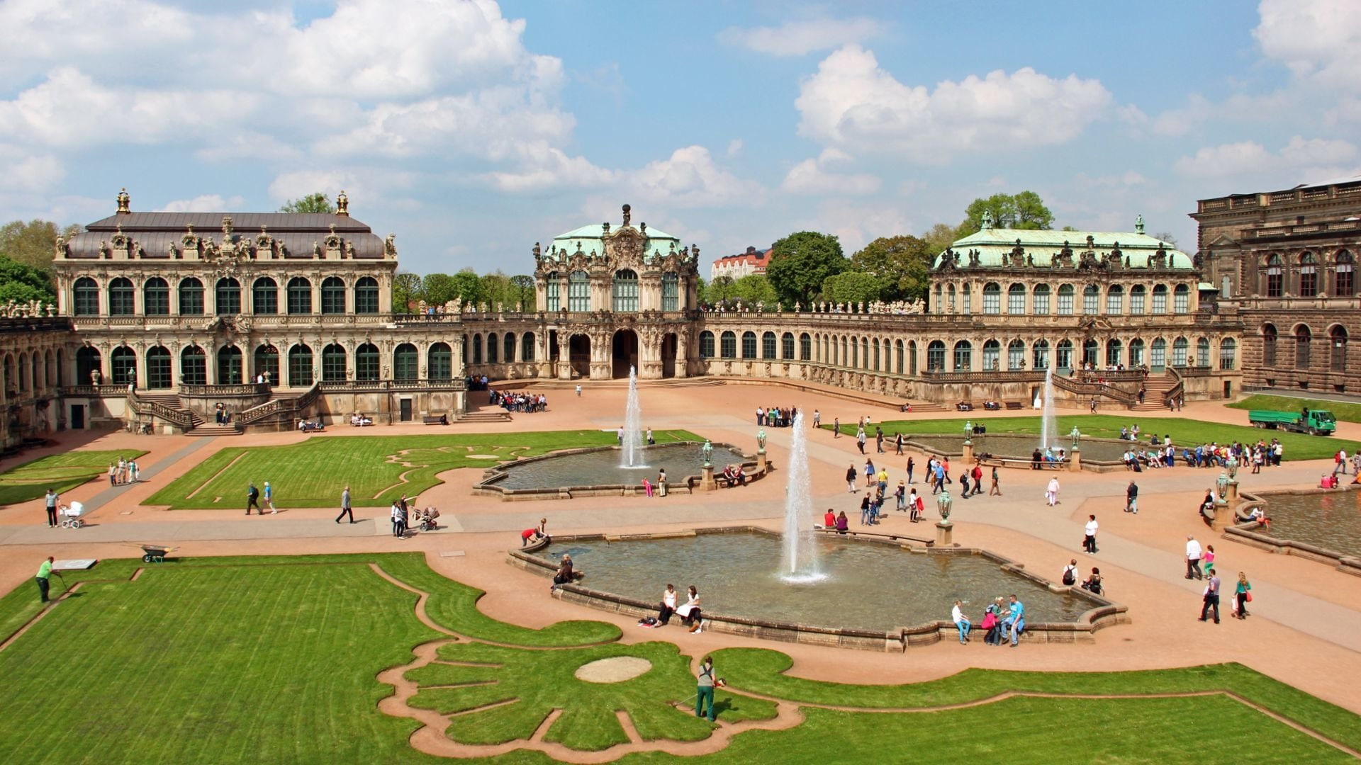 Dresden, 1080P, Palaces, Zwinger, Zwinger (Dresden), HD Wallpaper