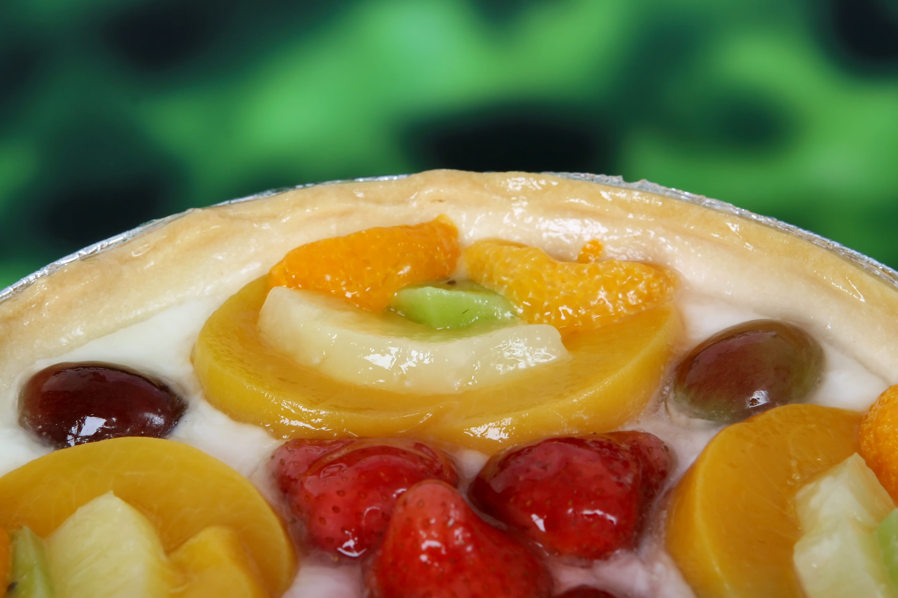 food and drink, sweet, delicious, cr me, baked, food, strawberry, pineapple, glazed, bread, lemon, background, diet, breakfast, healthy eating, yellow, HD Wallpaper