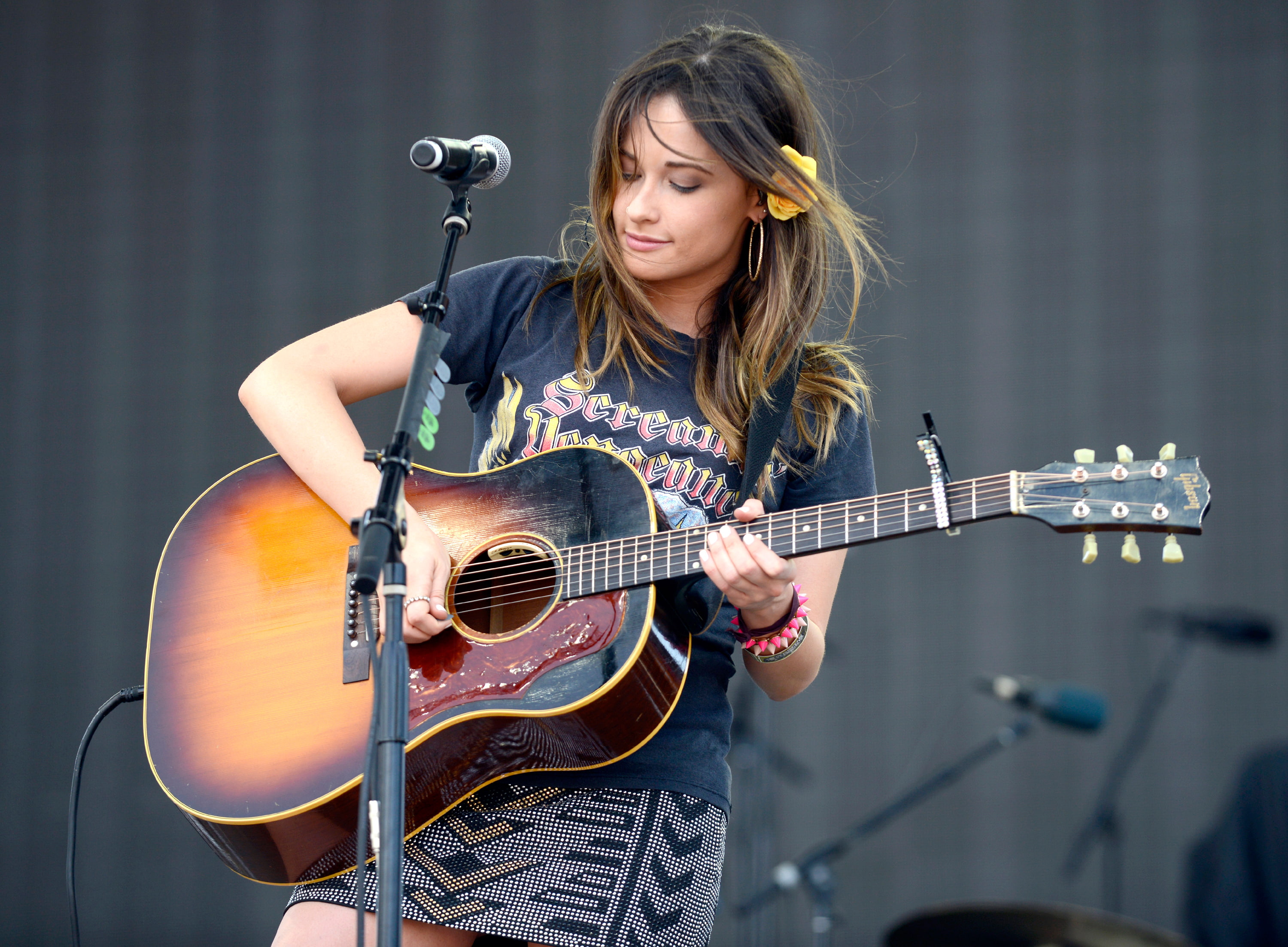 guitar, American country music singer, vocals, Kacey Musgraves, 2K, live, speech, HD Wallpaper