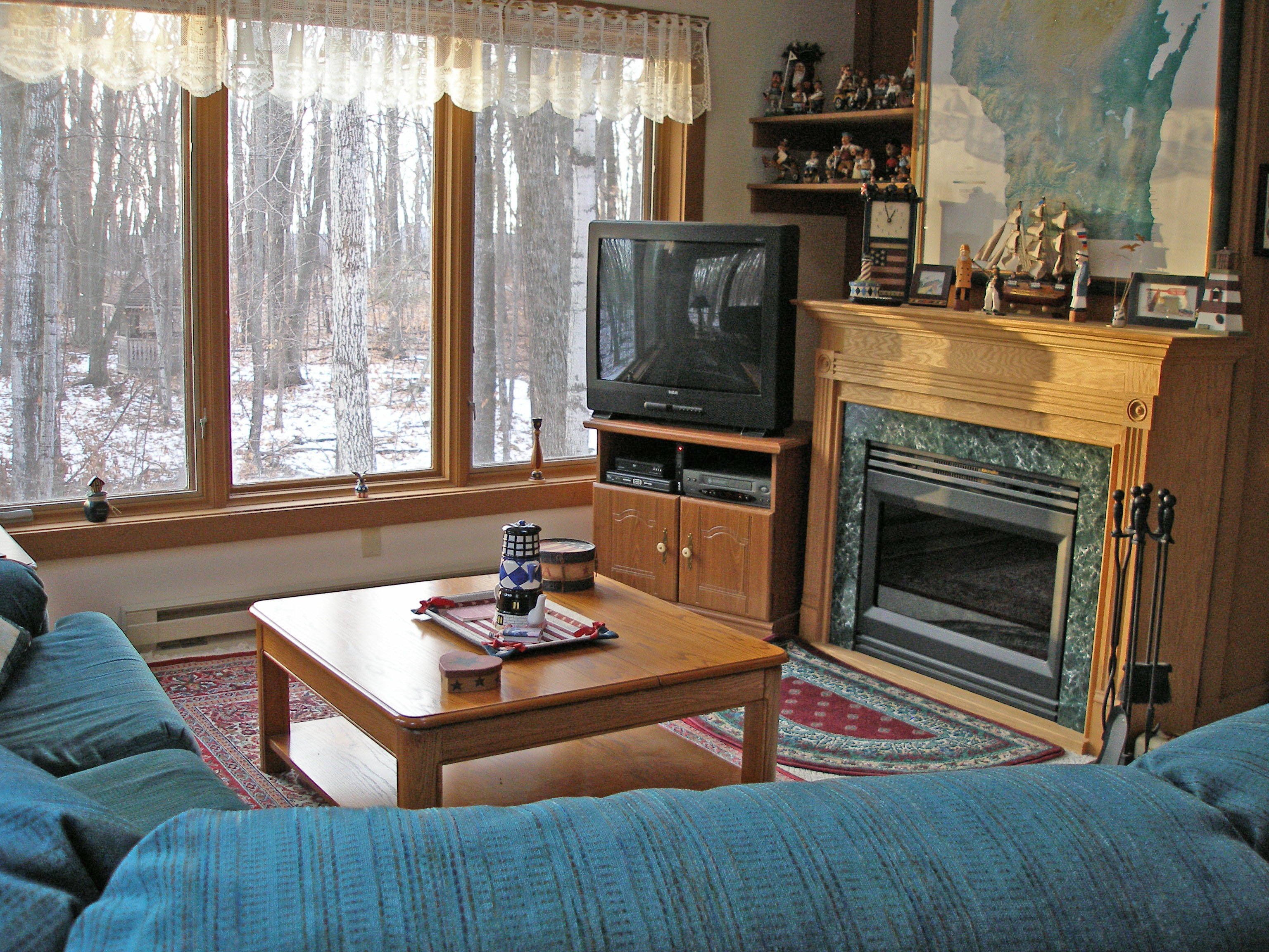 style, country house, living room, 2K, design, interior, cottage, HD Wallpaper