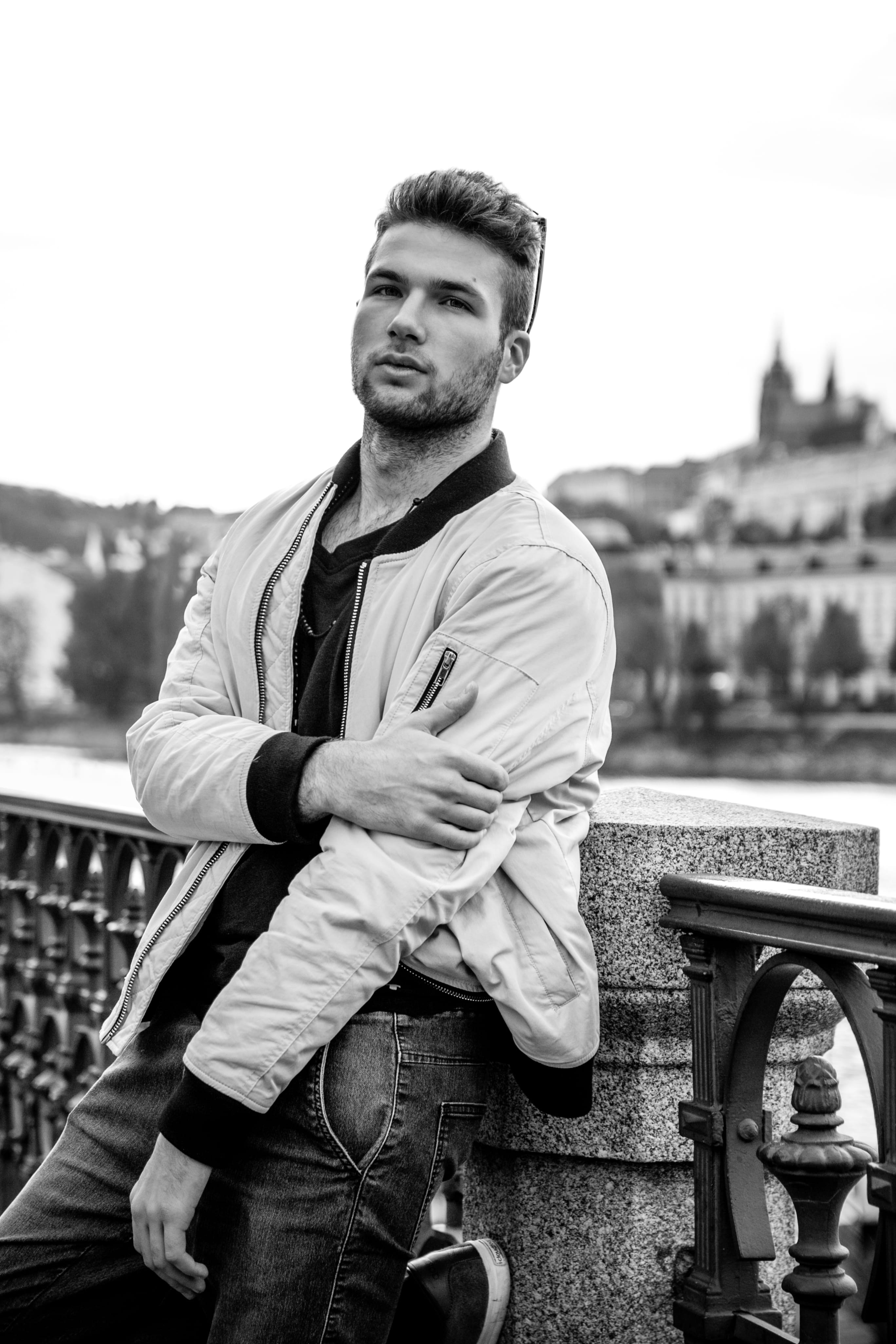 nature, one person, boy, young adult, hand, cute, old, contemplation, guy, seat, three quarter length, casual clothing, looking at camera, photoshoot, portrait, Phone HD Wallpaper