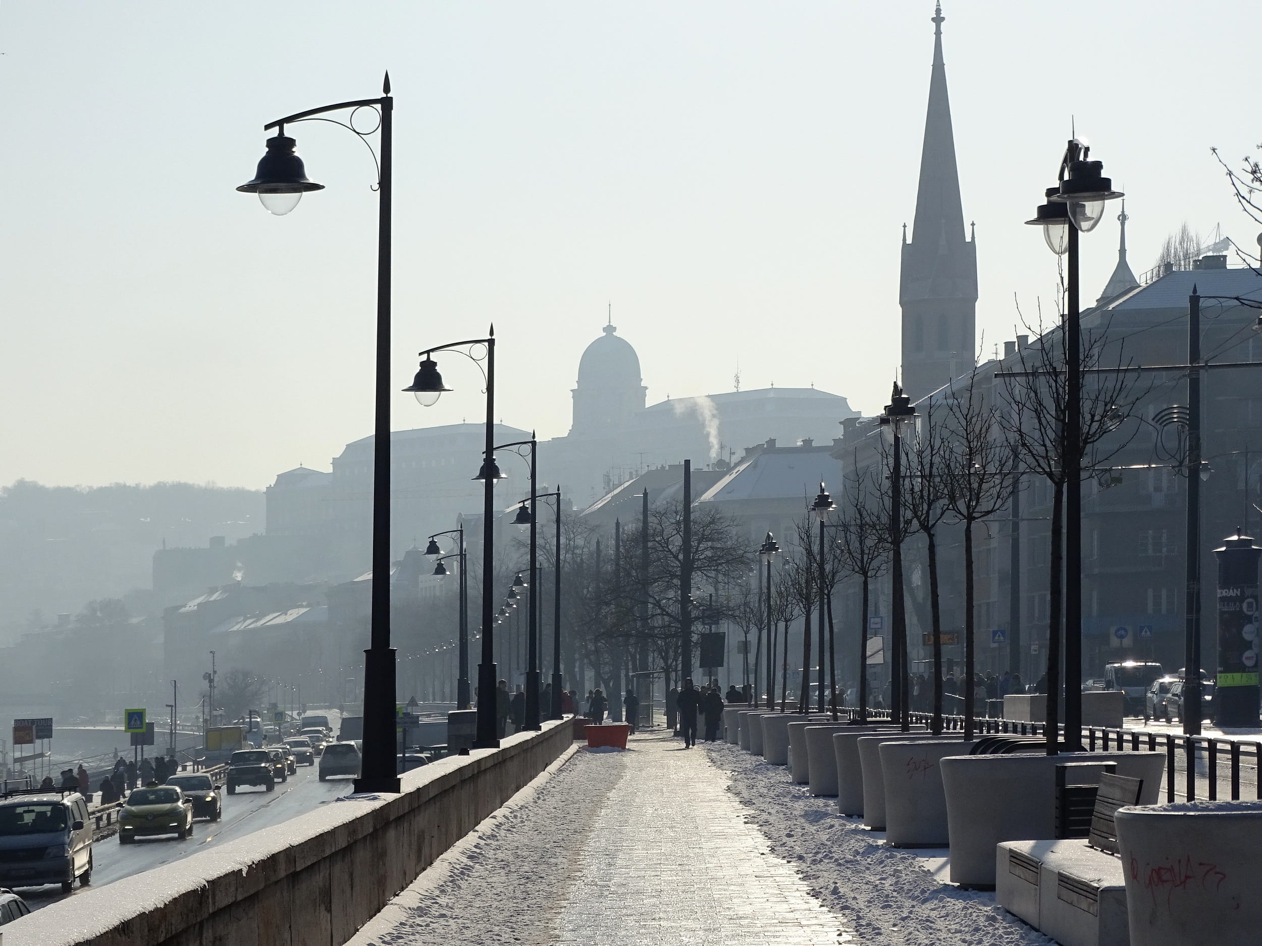 Buda, direction, religion, outdoors, sky, travel, architecture, travel destinations, concrete, the danube, lamp, spirituality, castle, transportation, diminishing perspective, HD Wallpaper