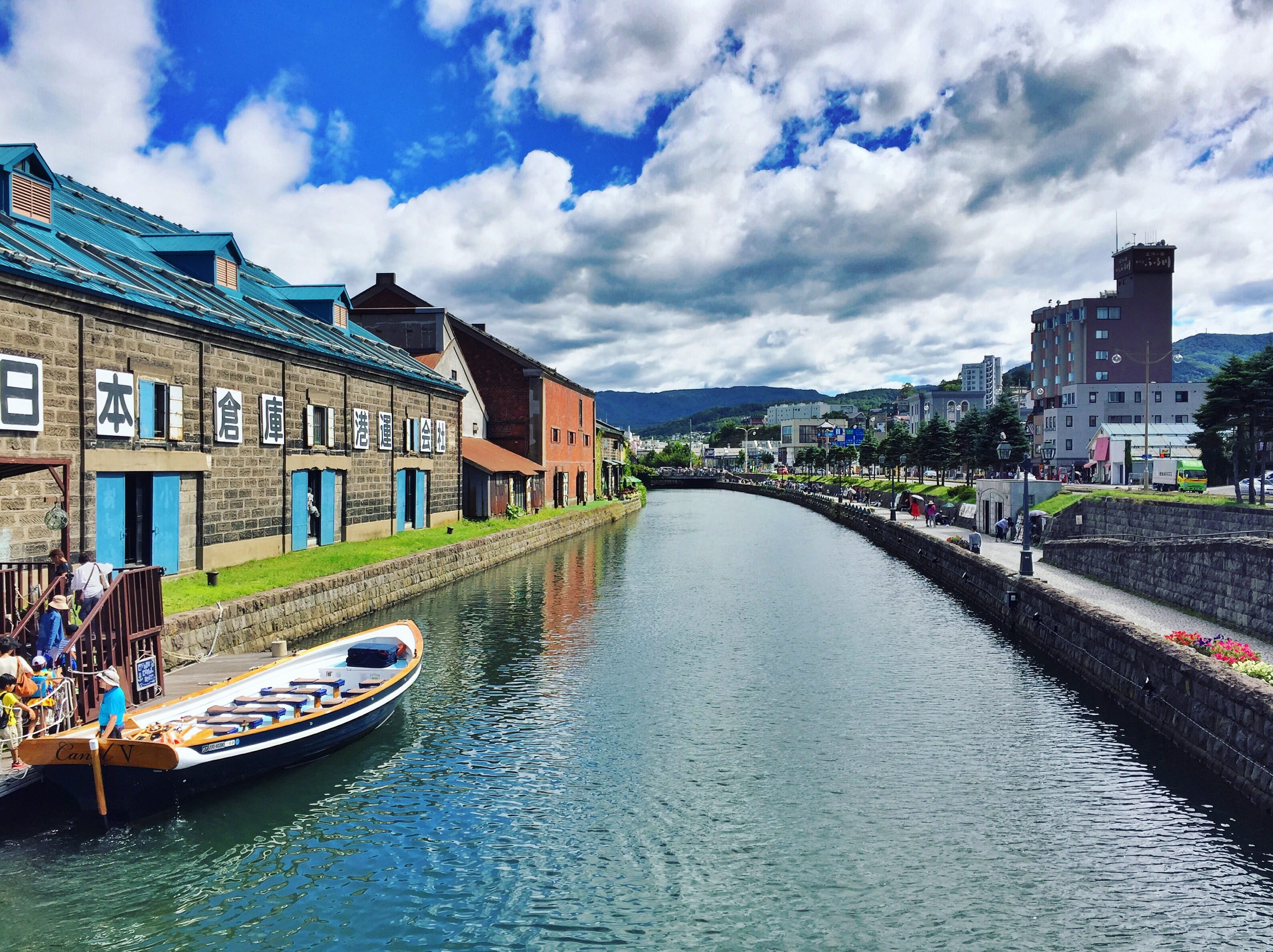 city, outdoors, day, no people, canal, nautical vessel, building, transportation, waterfront, 2K, architecture, sky, nature, cloud - sky, residential district, HD Wallpaper