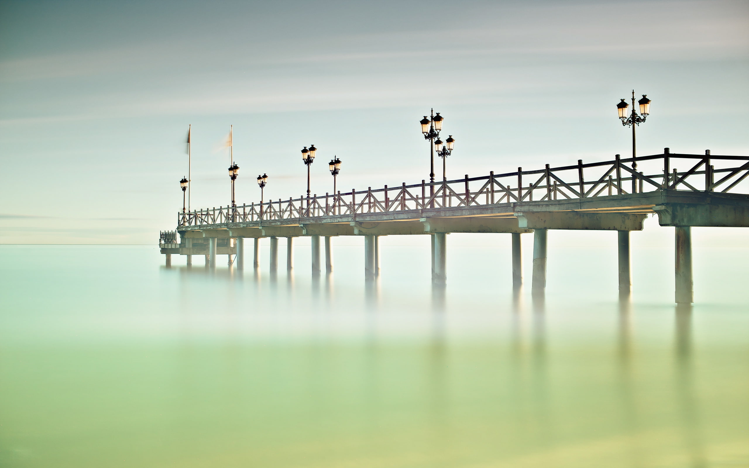 Marbella, landscape, bridge, Spain, Andalusia, 2K, HD Wallpaper