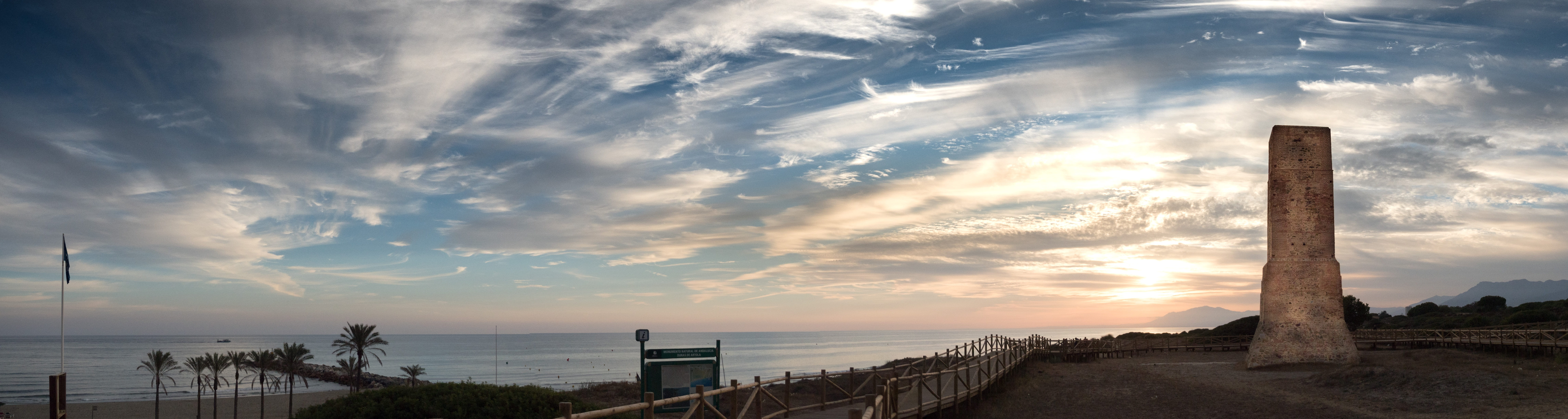 built structure, tranquility, landscape, Marbella, spain, stillness, calm, architecture, dramatic sky, cabopino, 8K, serenity, cityscape, Panoramic, water, HD Wallpaper