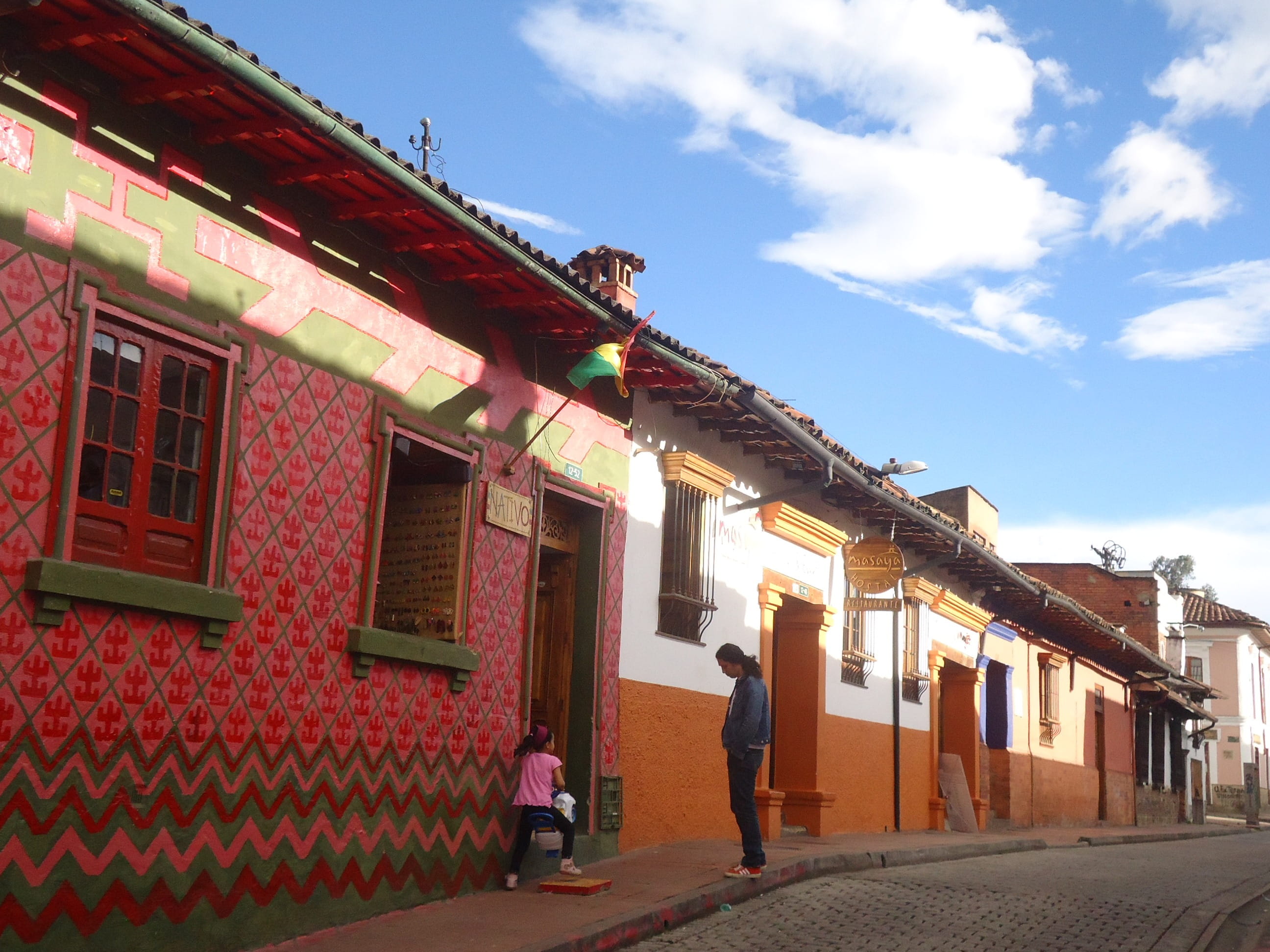 building, white, people, city, adult, entrance, travel, Bogota, house, lifestyles, outdoors, rear view, real people, travel Destinations, nature, architecture And Buildings, HD Wallpaper