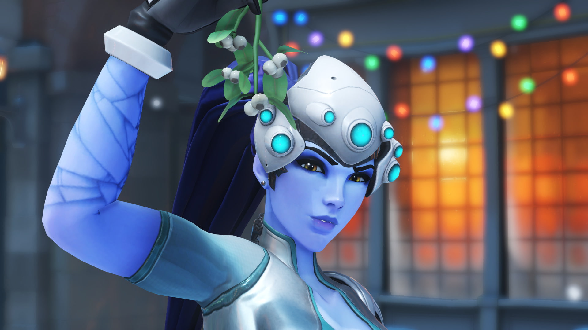 Overwatch, Widowmaker (Overwatch), 1080P, Video Game, Mistletoe, HD Wallpaper