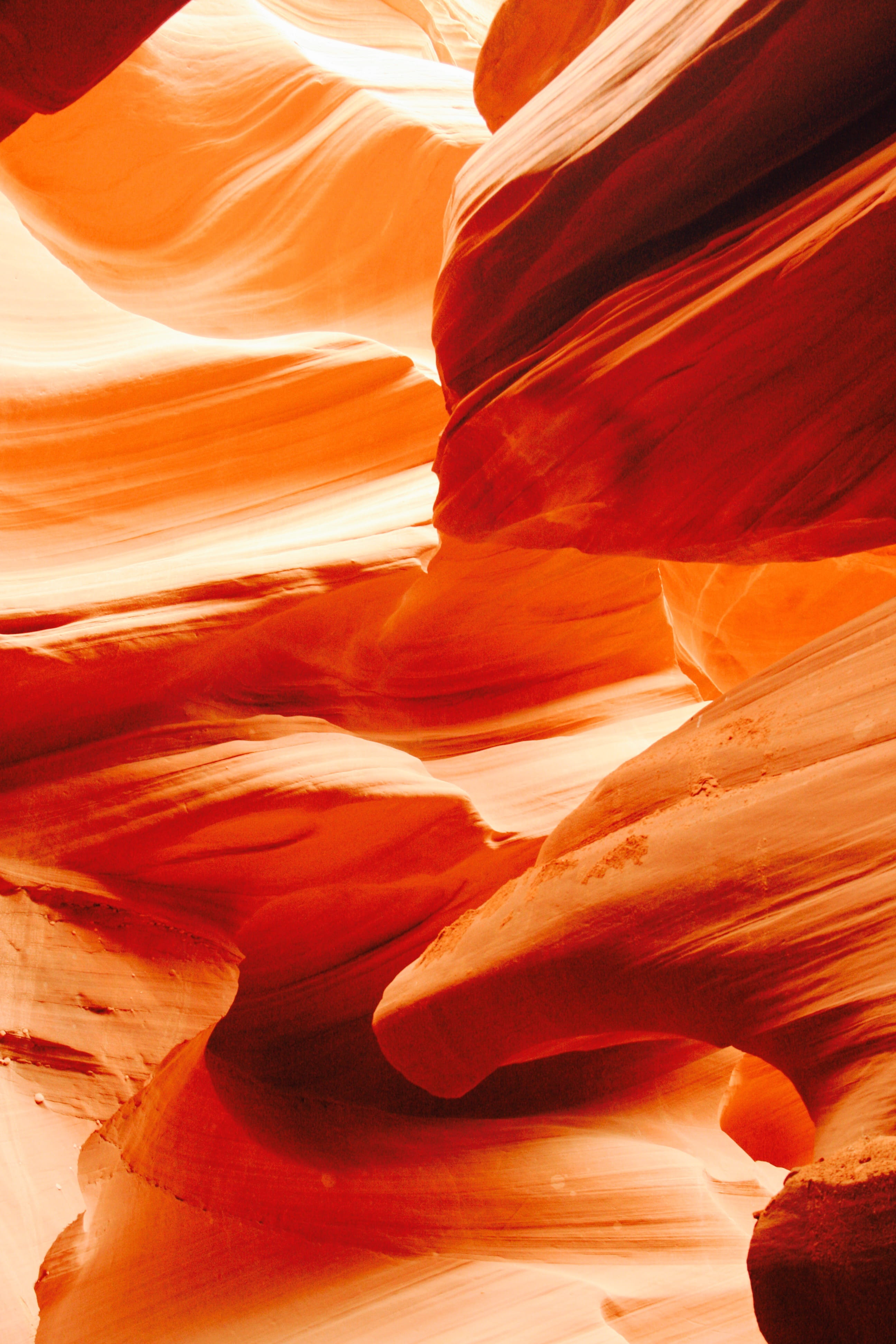 rock - object, natural spectacle, lower antelope canyon, reddish, pattern, sandstone, page, non-urban scene, navajo, beauty in nature, rock, indian, travel, Phone HD Wallpaper